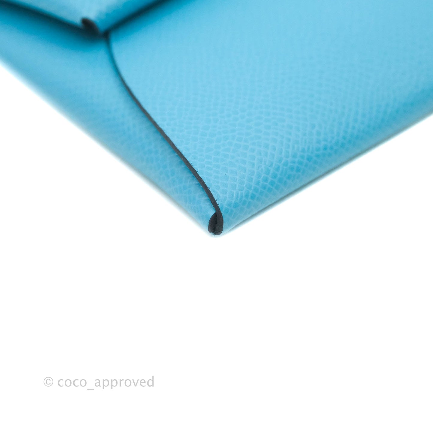 Hermès Bastia Coin Purse Blue