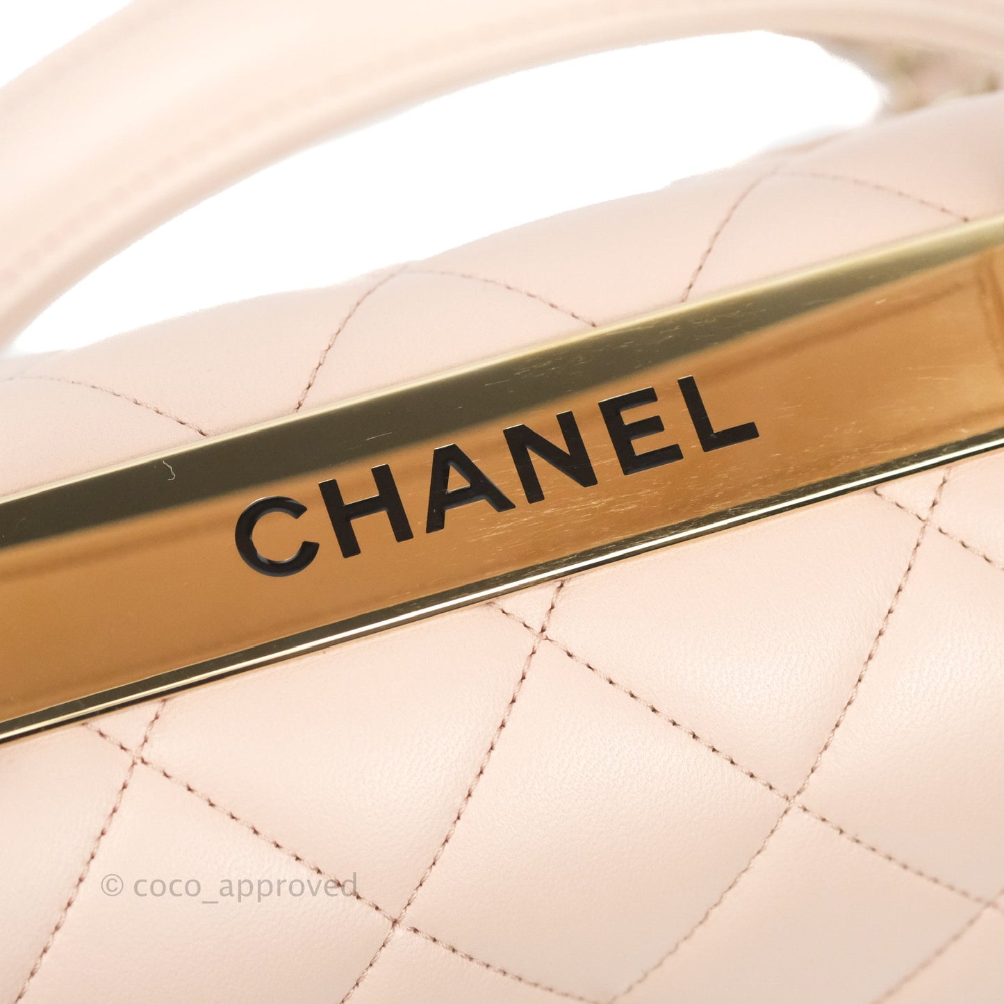 Chanel Small Trendy CC Light Pink Lambskin Gold Hardware