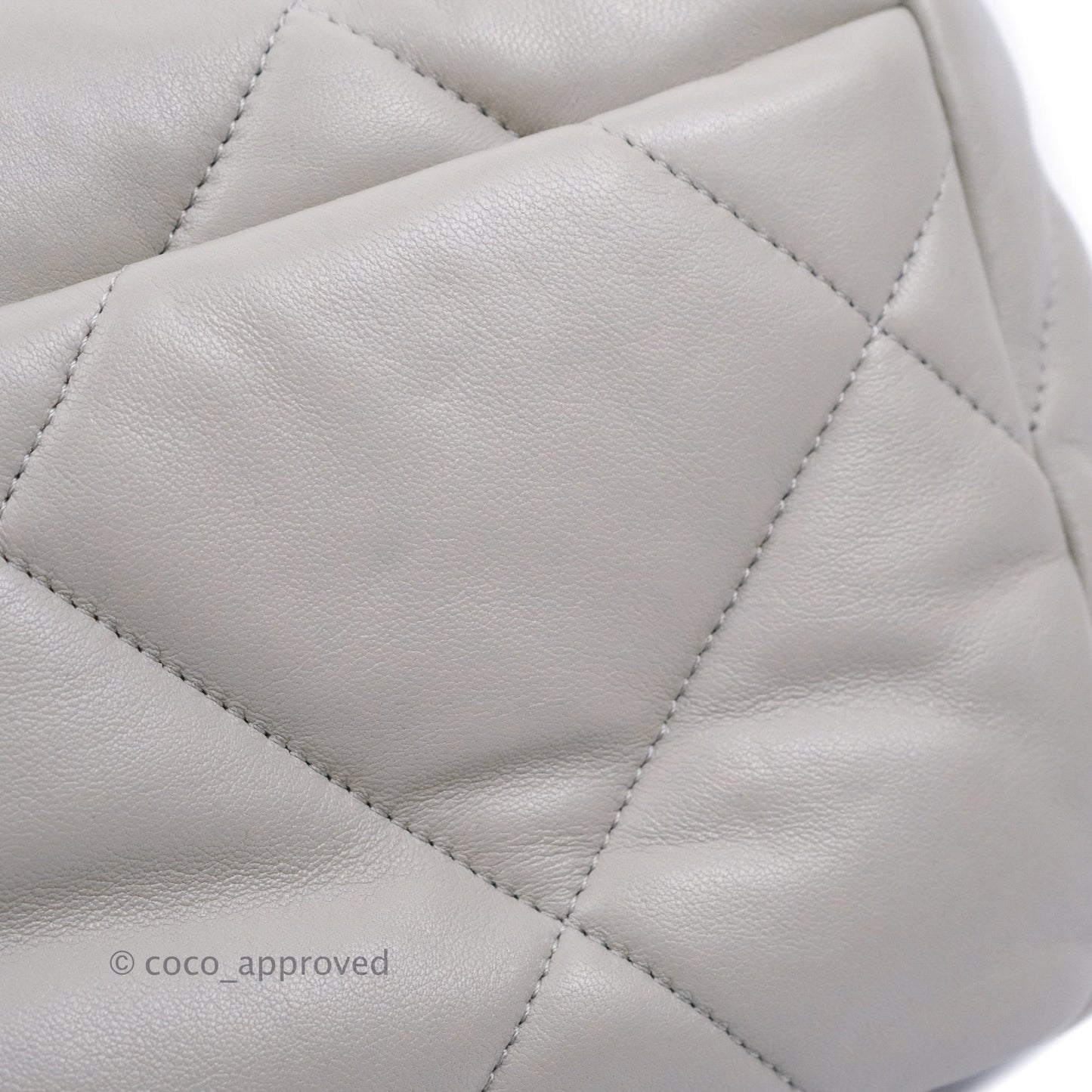 Chanel 19 Small Grey Mixed Hardware 22C