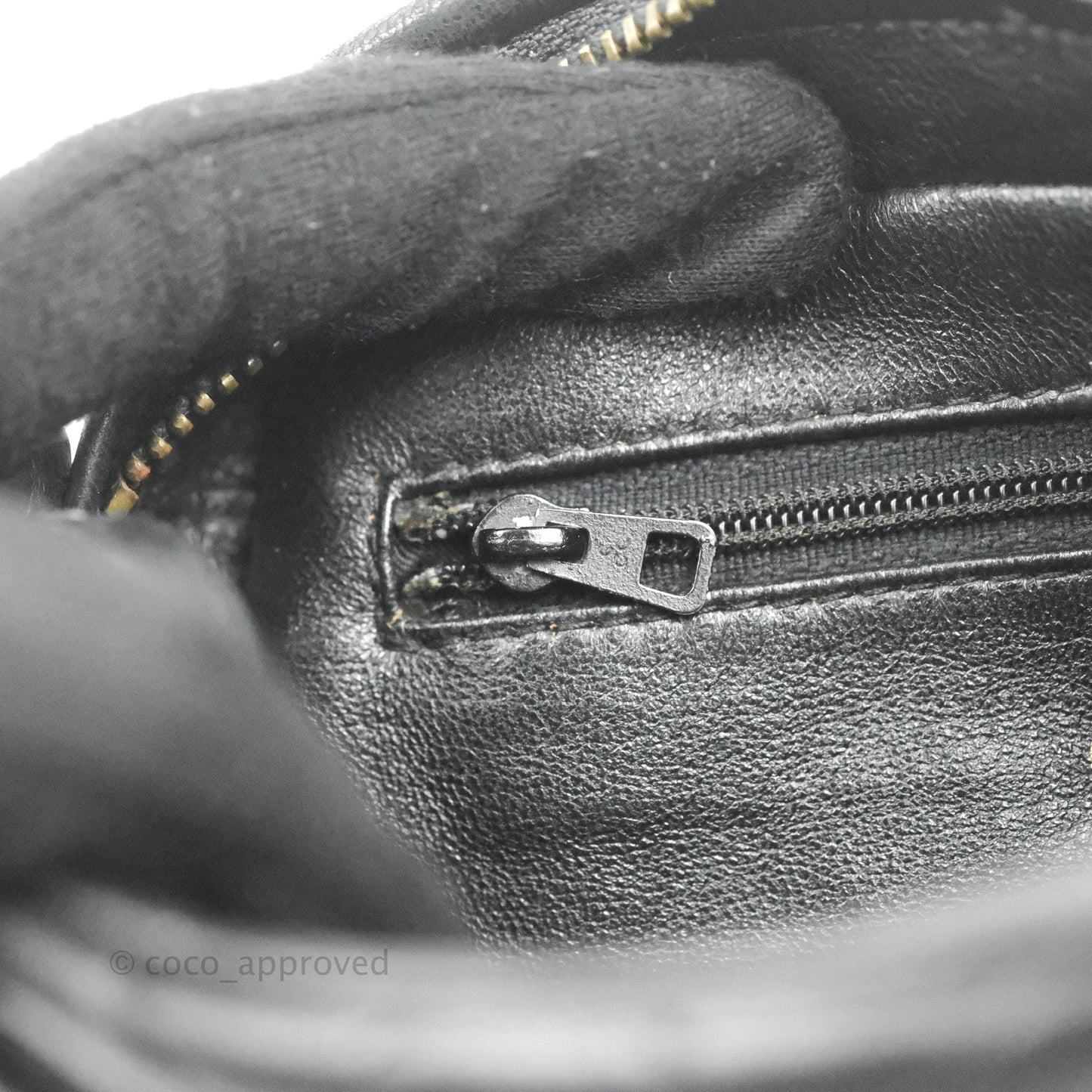 Chanel Vintage Small Camera Bag Black Lambskin Gold Hardware