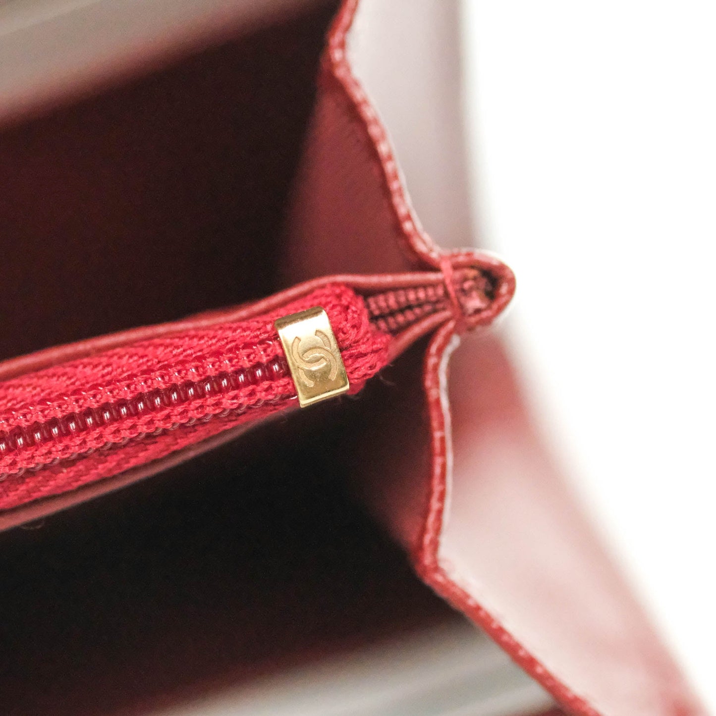 Chanel Caviar Quilted Long Flap Wallet Burgundy Caviar Gold Hardware