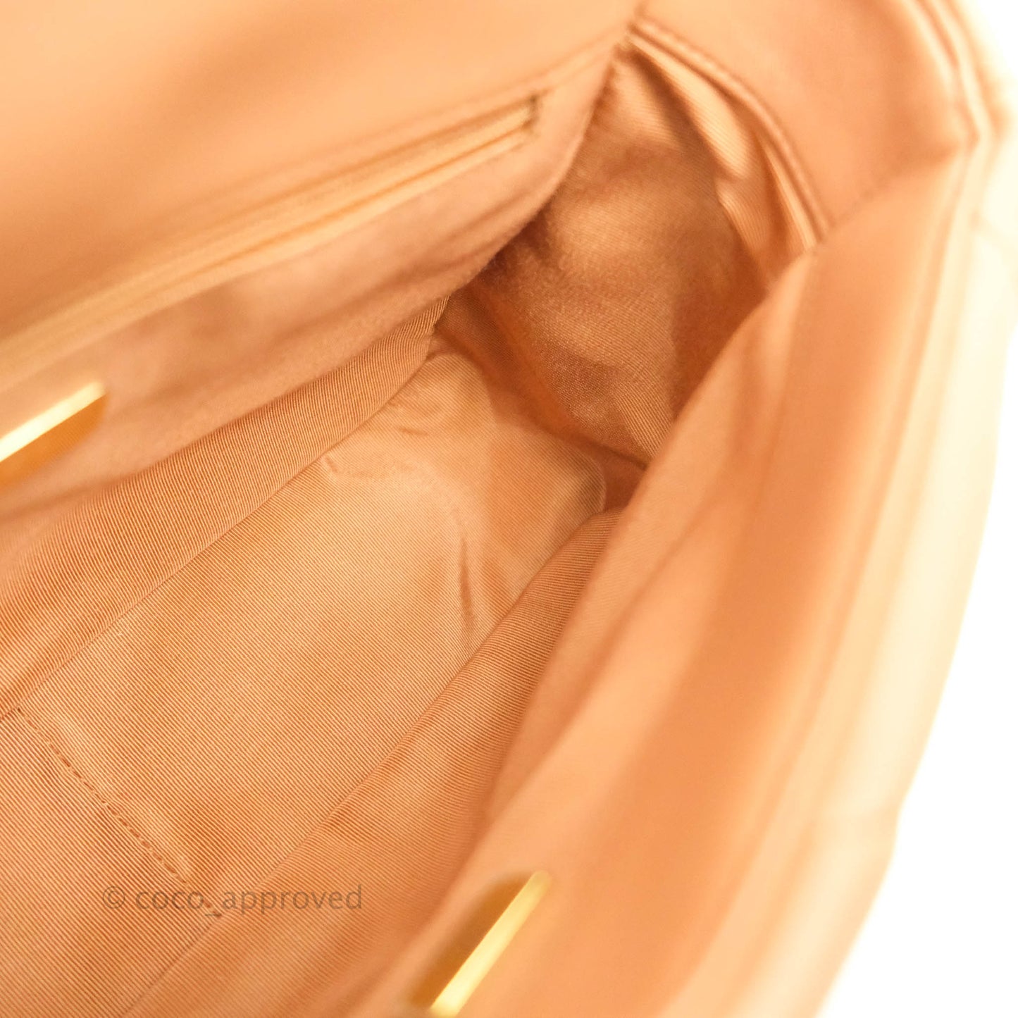 Chanel 19 Small Caramel Dark Beige Lambskin Mixed Hardware 21K