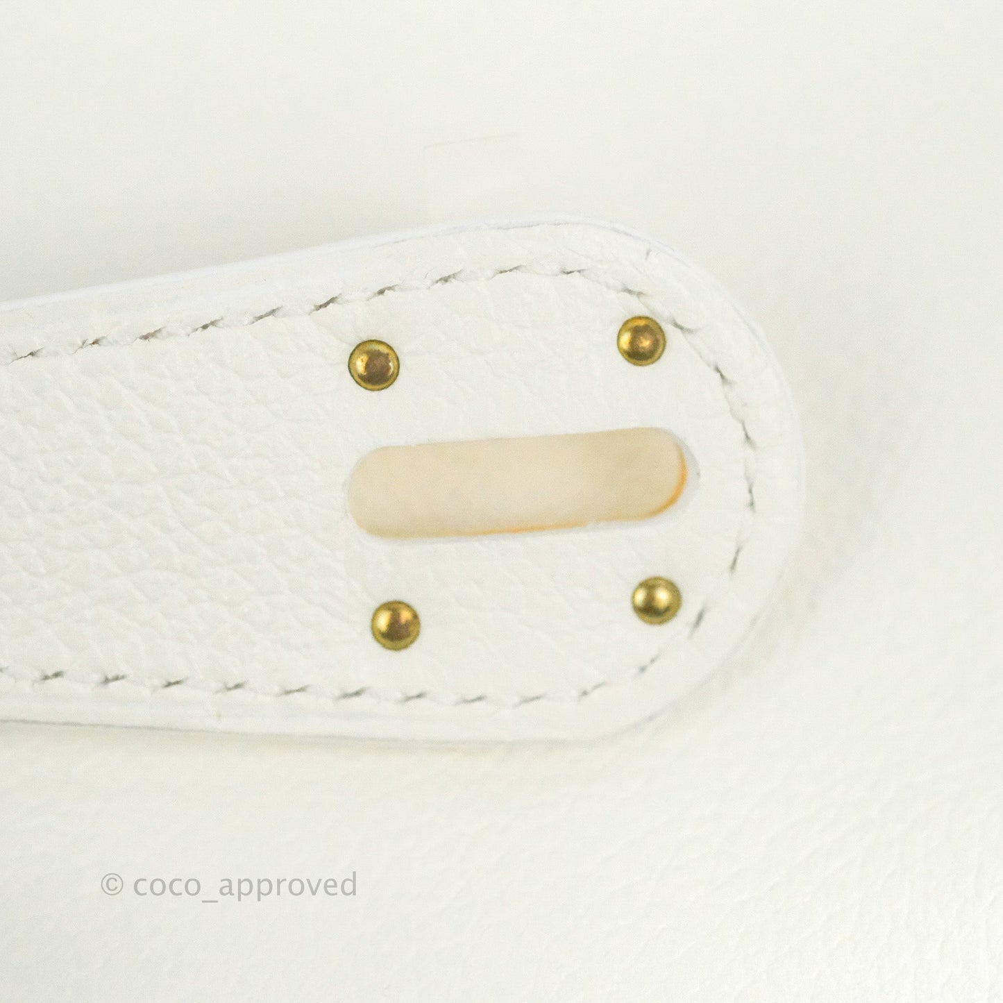 Hermès Lindy 26 Evercolor Blanc Gold Hardware