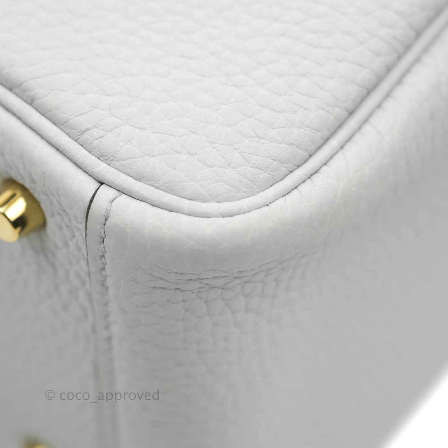 Hermès Mini Lindy 20 Blue Pale Clemence Gold Hardware