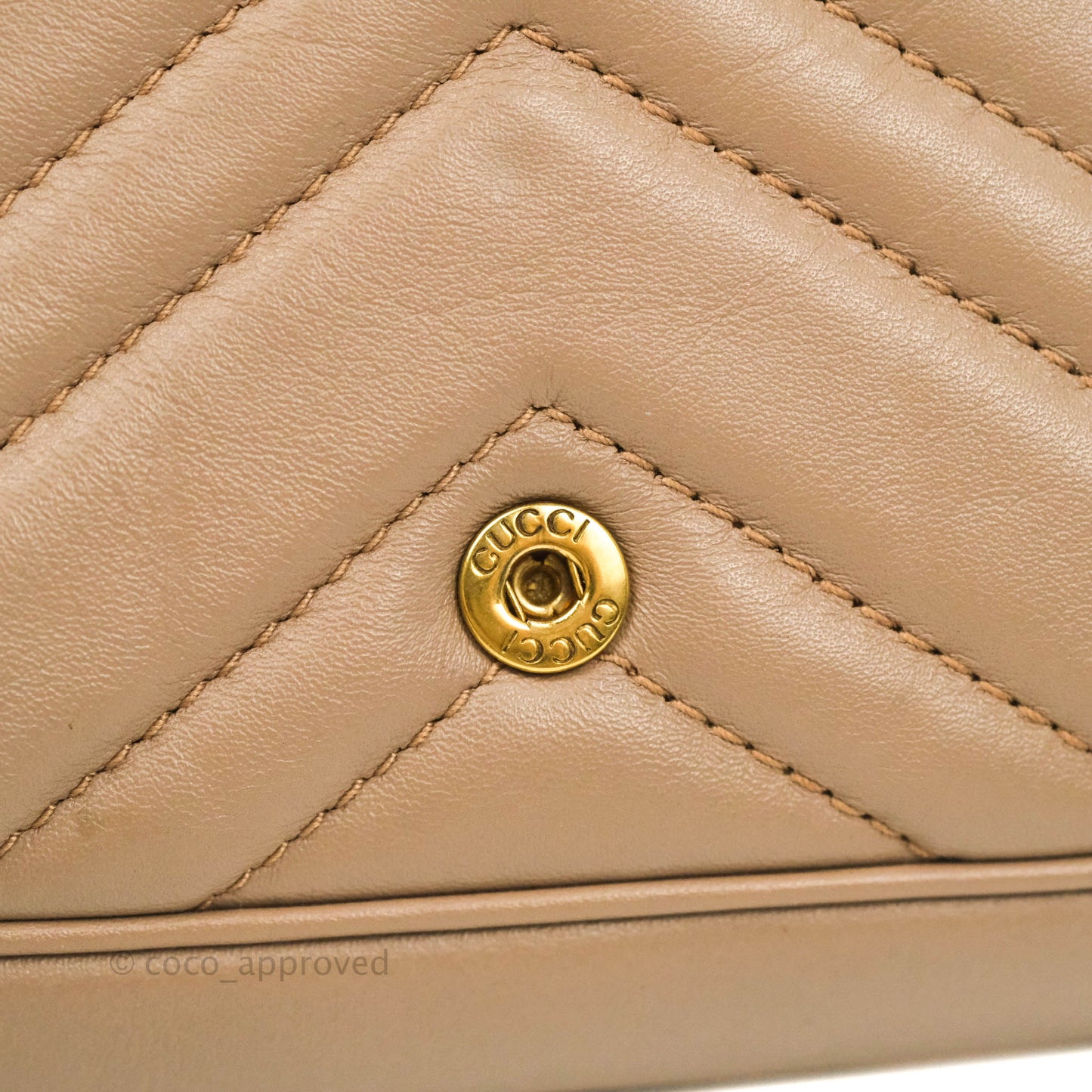 Gucci GG Marmont Matelassé Leather Super Mini Bag Dusty Pink