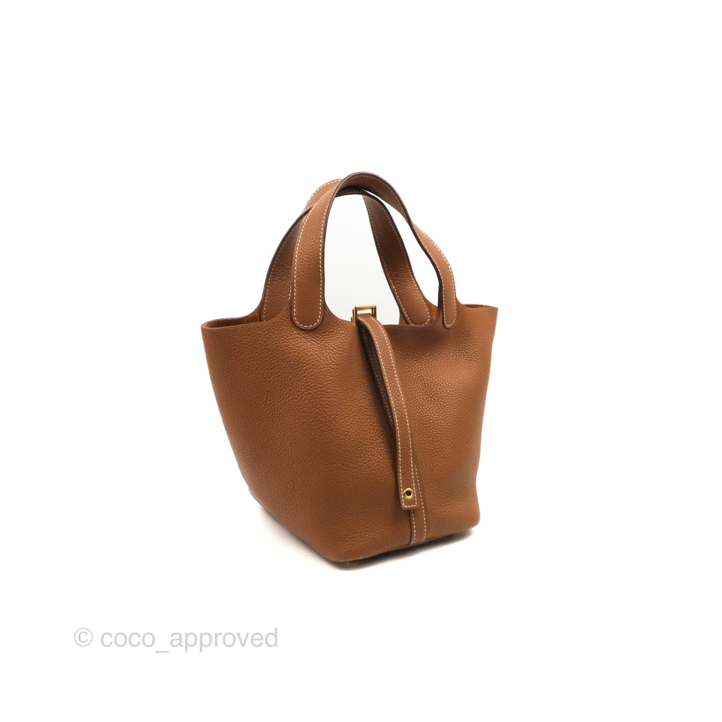 Hermès Picotin Lock 18 PM Gold Clemence Gold Hardware