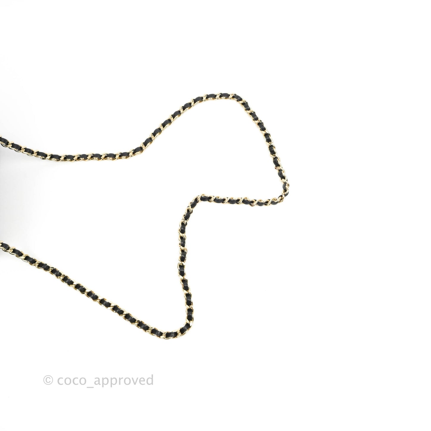 Chanel Evening Bag Caviar Black Gold Hardware 22SS