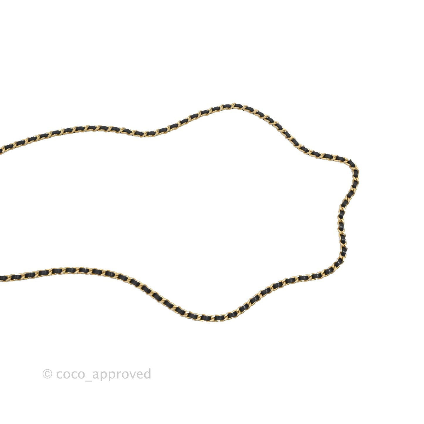 Chanel Mini Handle Flap Coin Purse With Chain Black Lambskin Gold Hardware