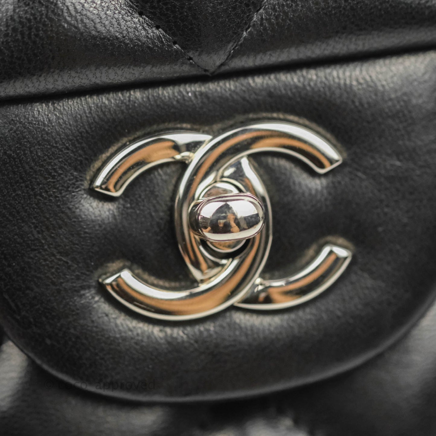Chanel Jumbo Double Flap Black Lambskin Silver Hardware⁣⁣
