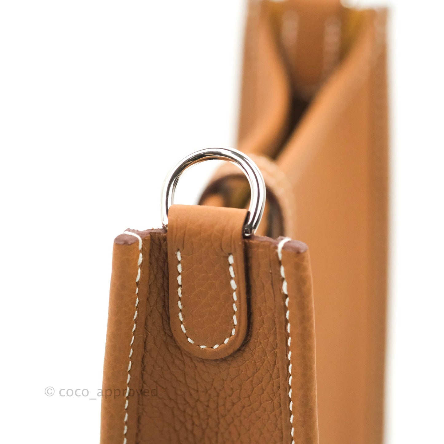 Hermès Mini Evelyne 16 Gold Clemence Palladium Hardware