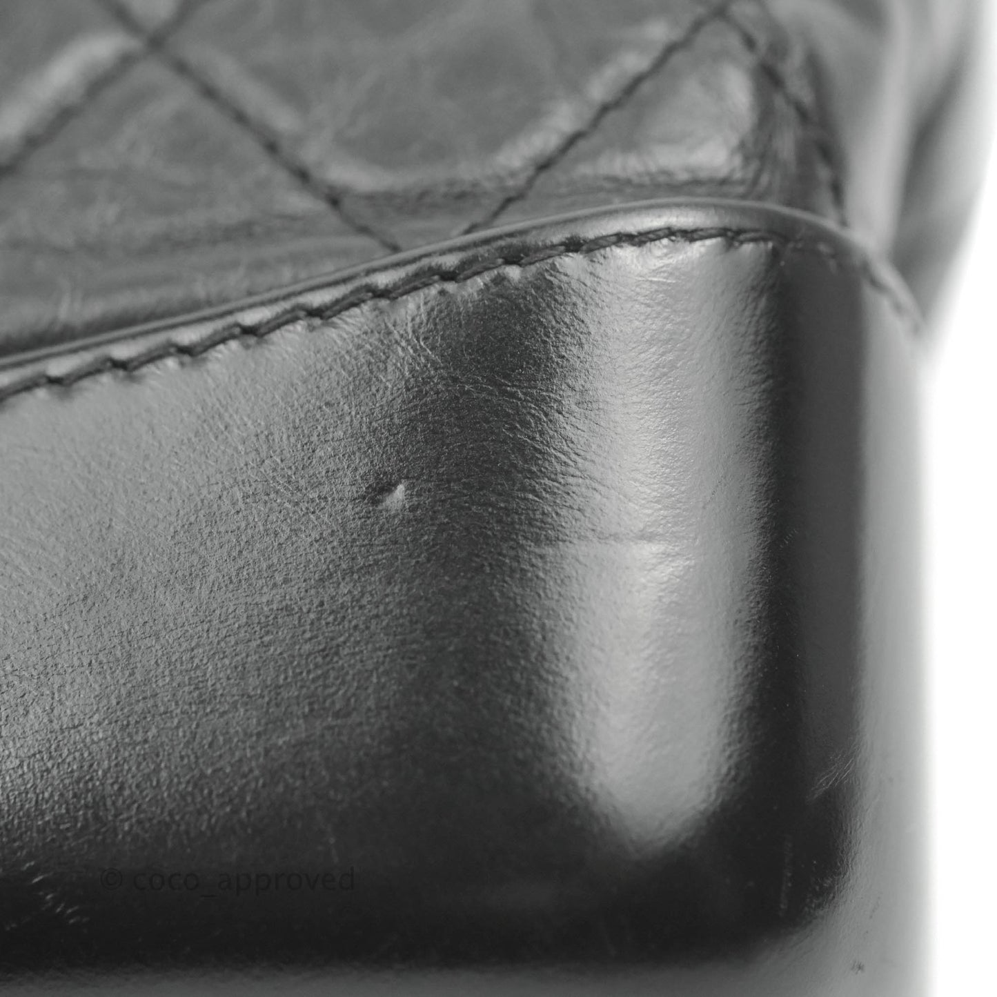 Chanel Small Gabrielle Backpack Black Aged Calfskin