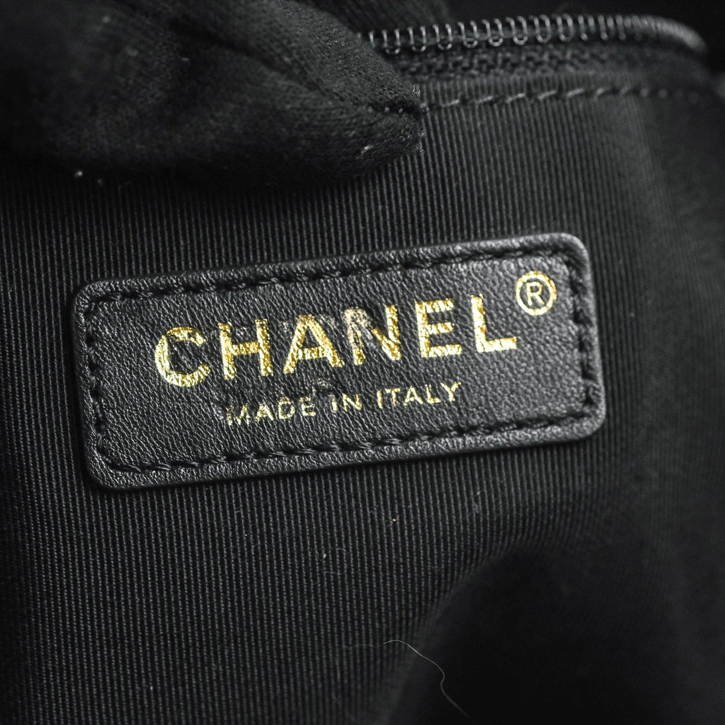 Chanel Quilted Shopping Tote Black Caviar Aged Gold Hardware 18C