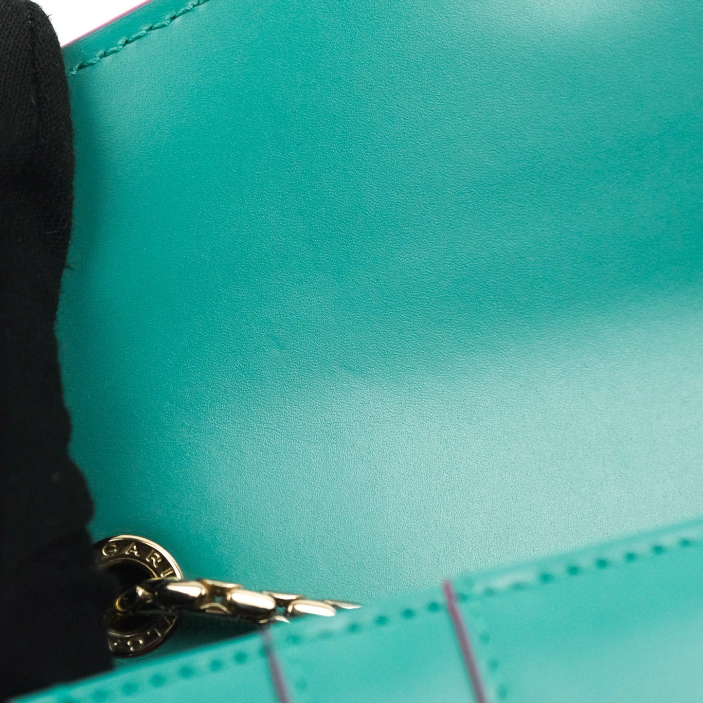 Bvlgari Serpenti Forever Small Crossbody Bag Green Gold Hardware