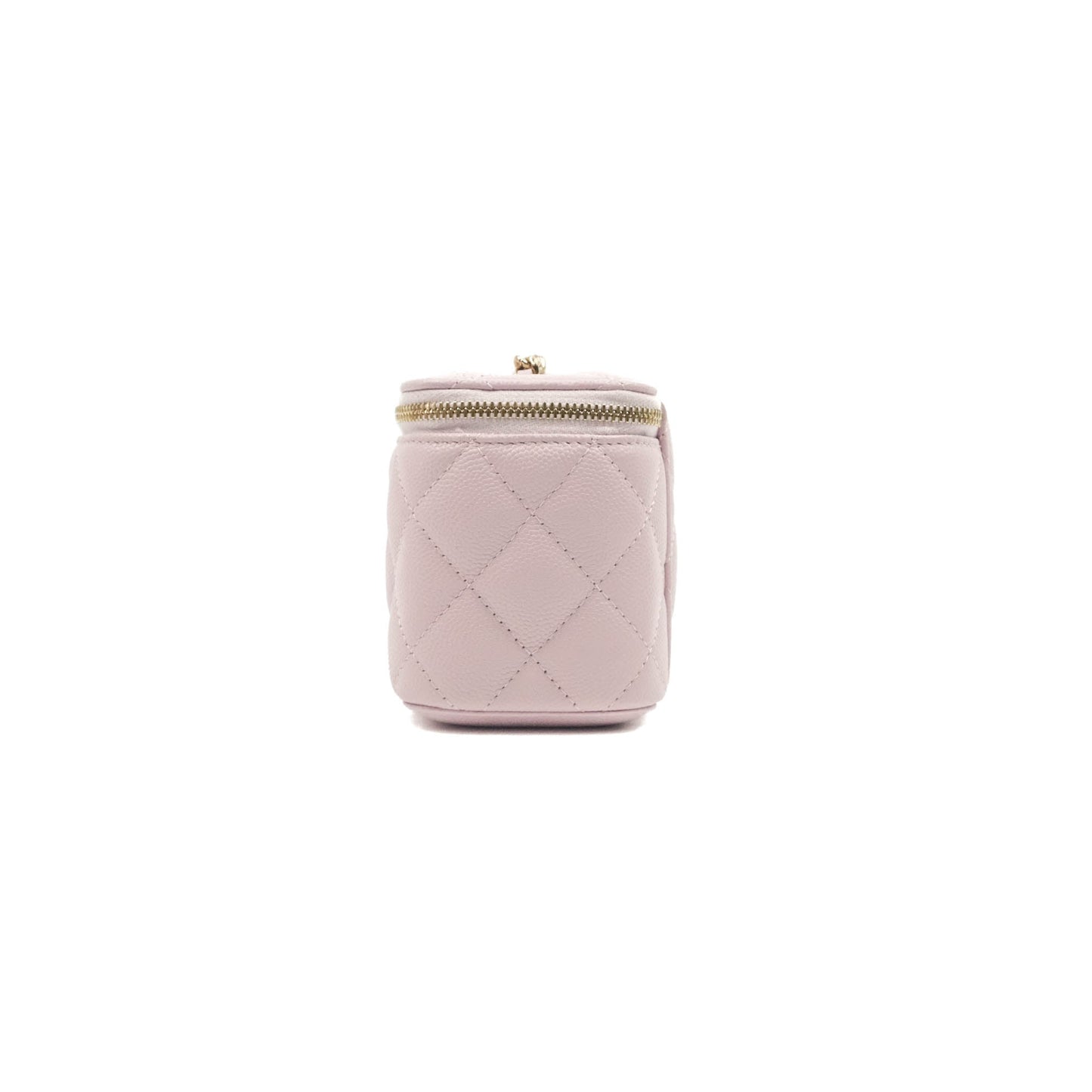 Chanel Mini Vanity Classic With Chain Lilac Rose Clair Caviar Gold Hardware