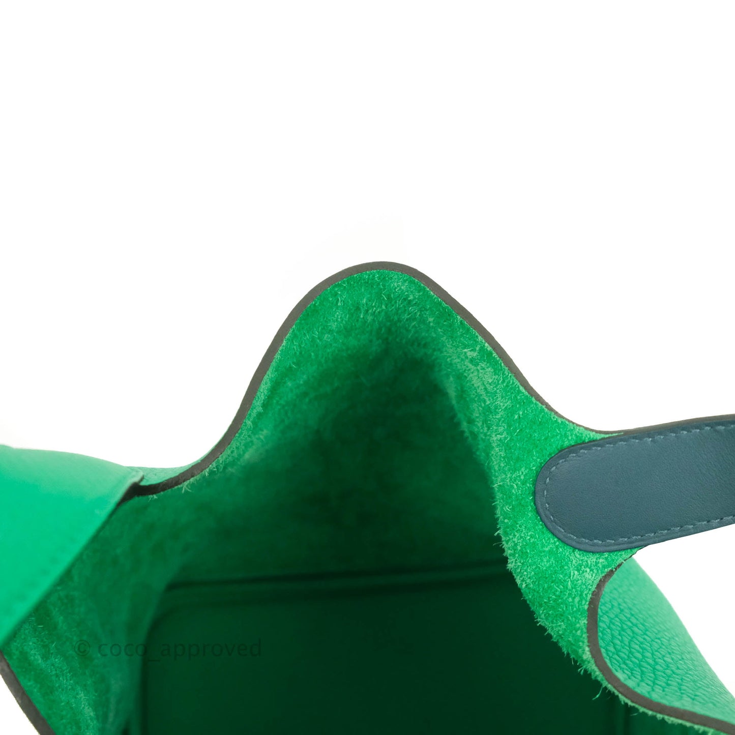 Hermès Picotin 22 Clemence Menthe/Vert Bosphore Palladium Hardware