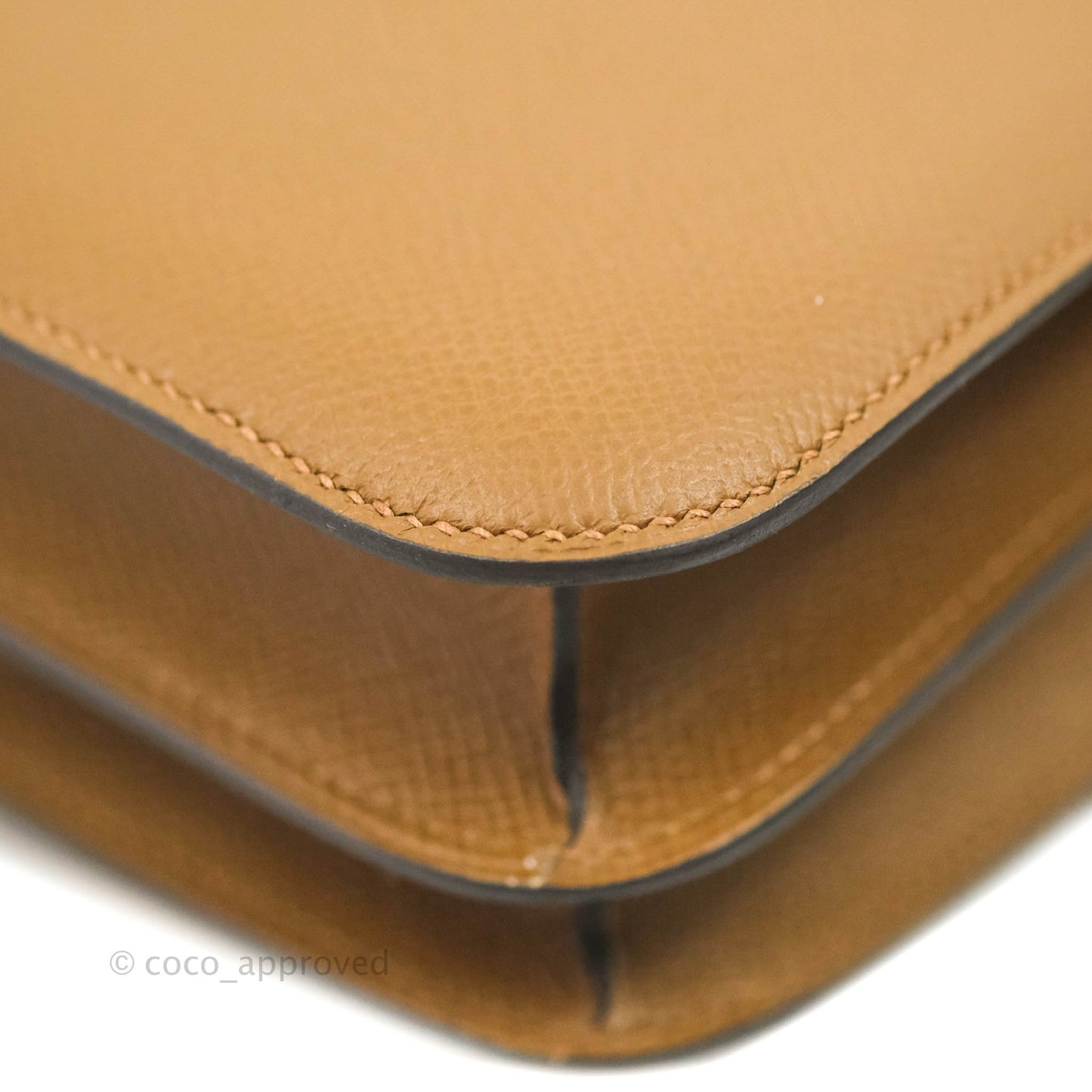 Hermès Constance Mini 18cm Alezan Epsom Gold Hardware