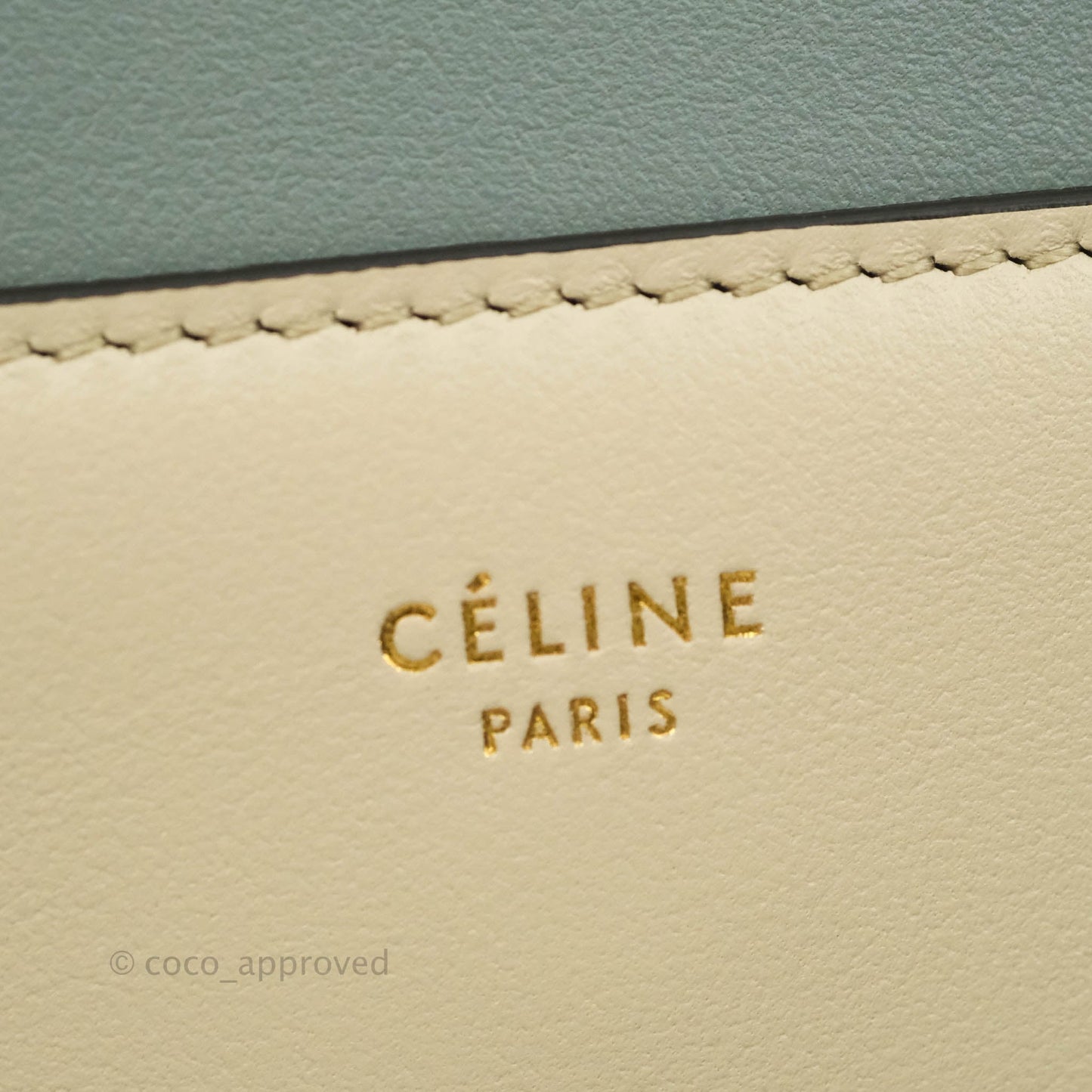 Celine Frame Bag Blue & Optic White