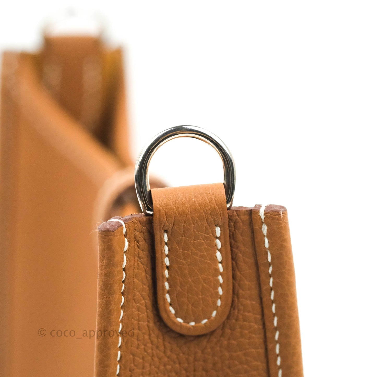 Hermès Mini Evelyne 16 Gold Clemence Palladium Hardware