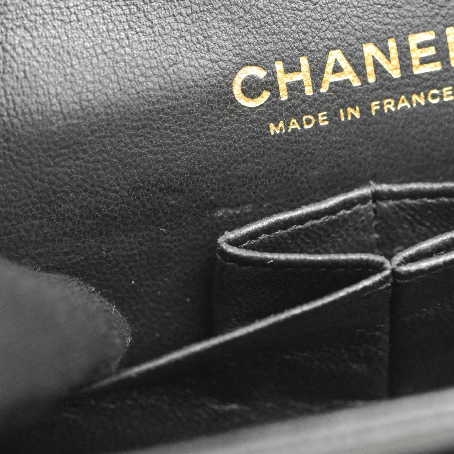 Chanel Small Classic Quilted Flap Black Caviar Gold Hardware