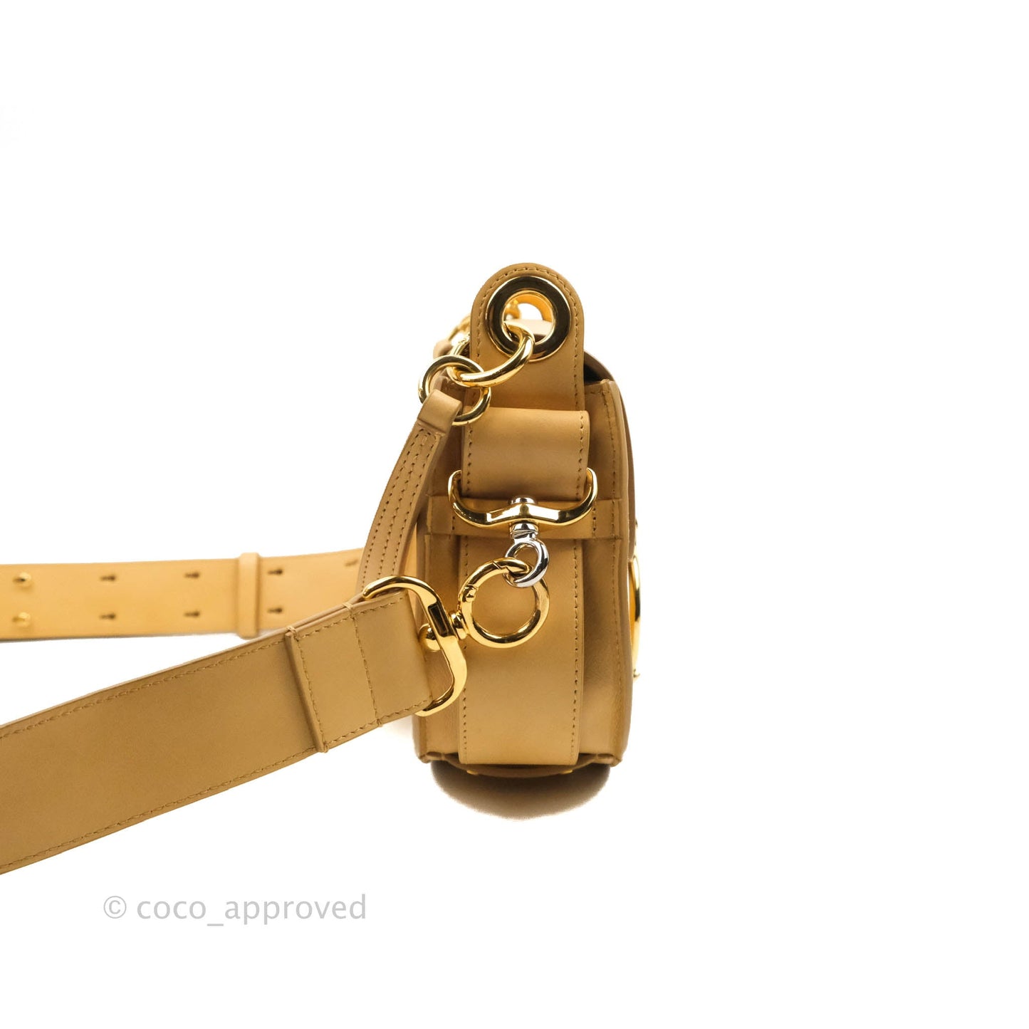 Chloé Small Tess Bag Beige Calfskin