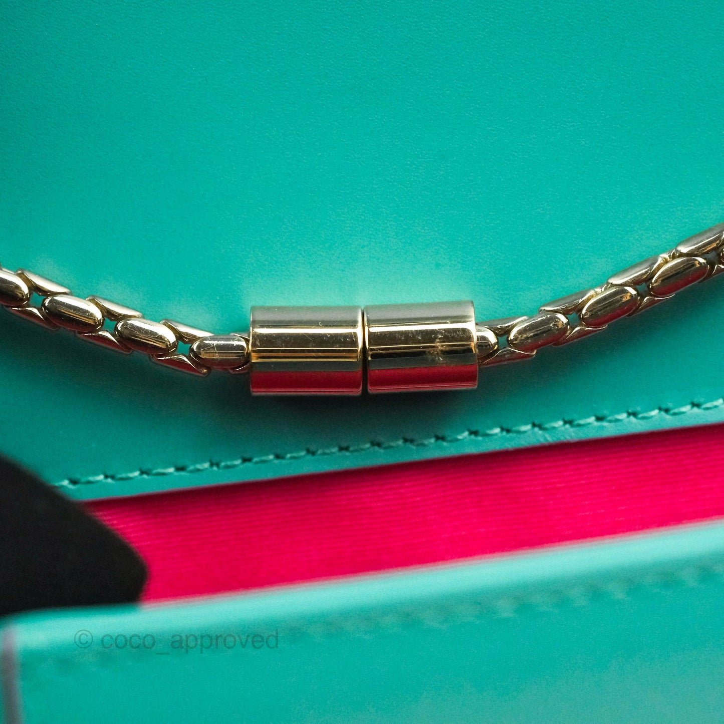 Bvlgari Serpenti Forever Small Crossbody Bag Green Gold Hardware