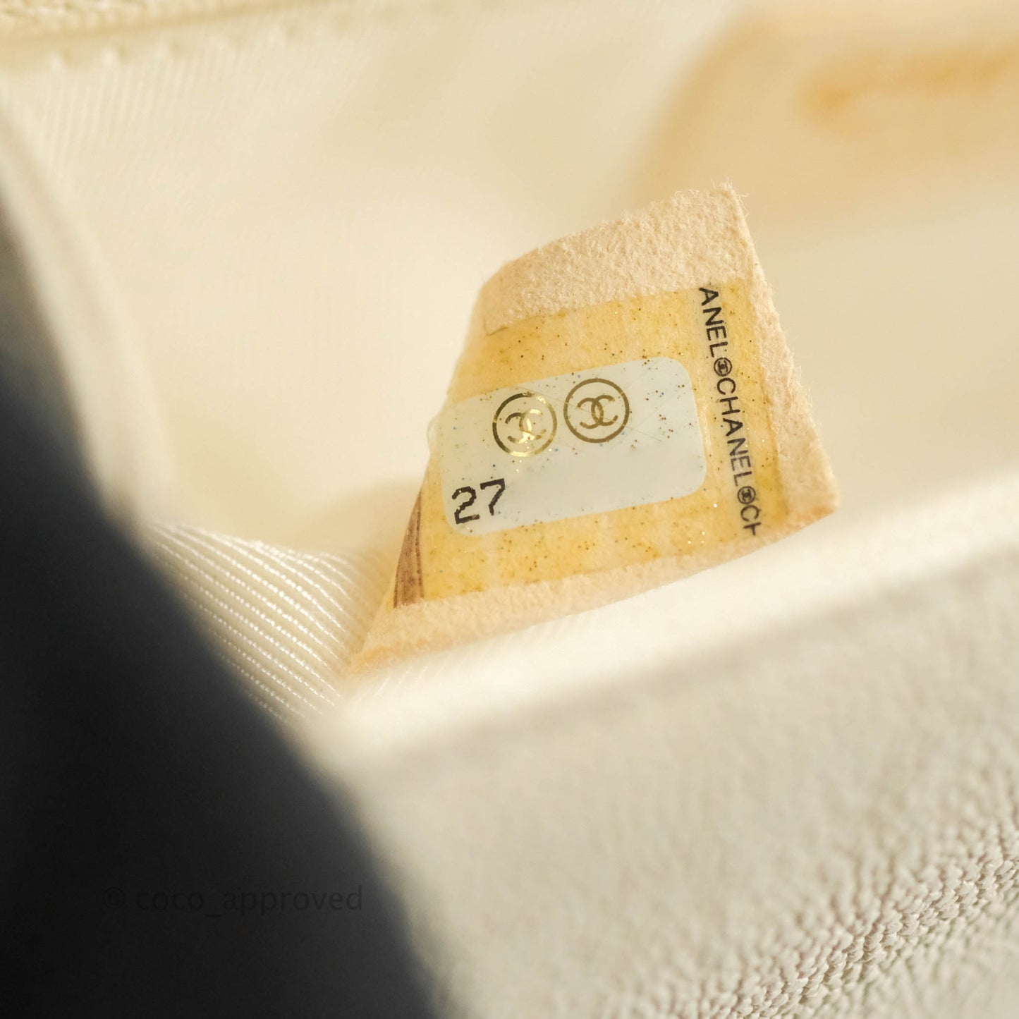 Chanel Boy Small Quilted White Caviar Aged Gold Hardware