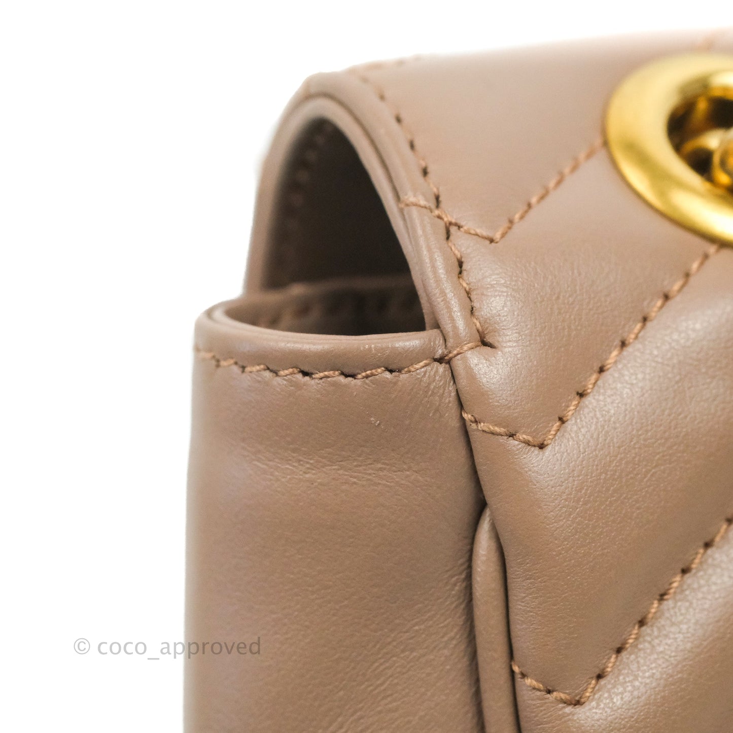 Gucci GG Marmont Matelassé Leather Small Bag Dusty Pink