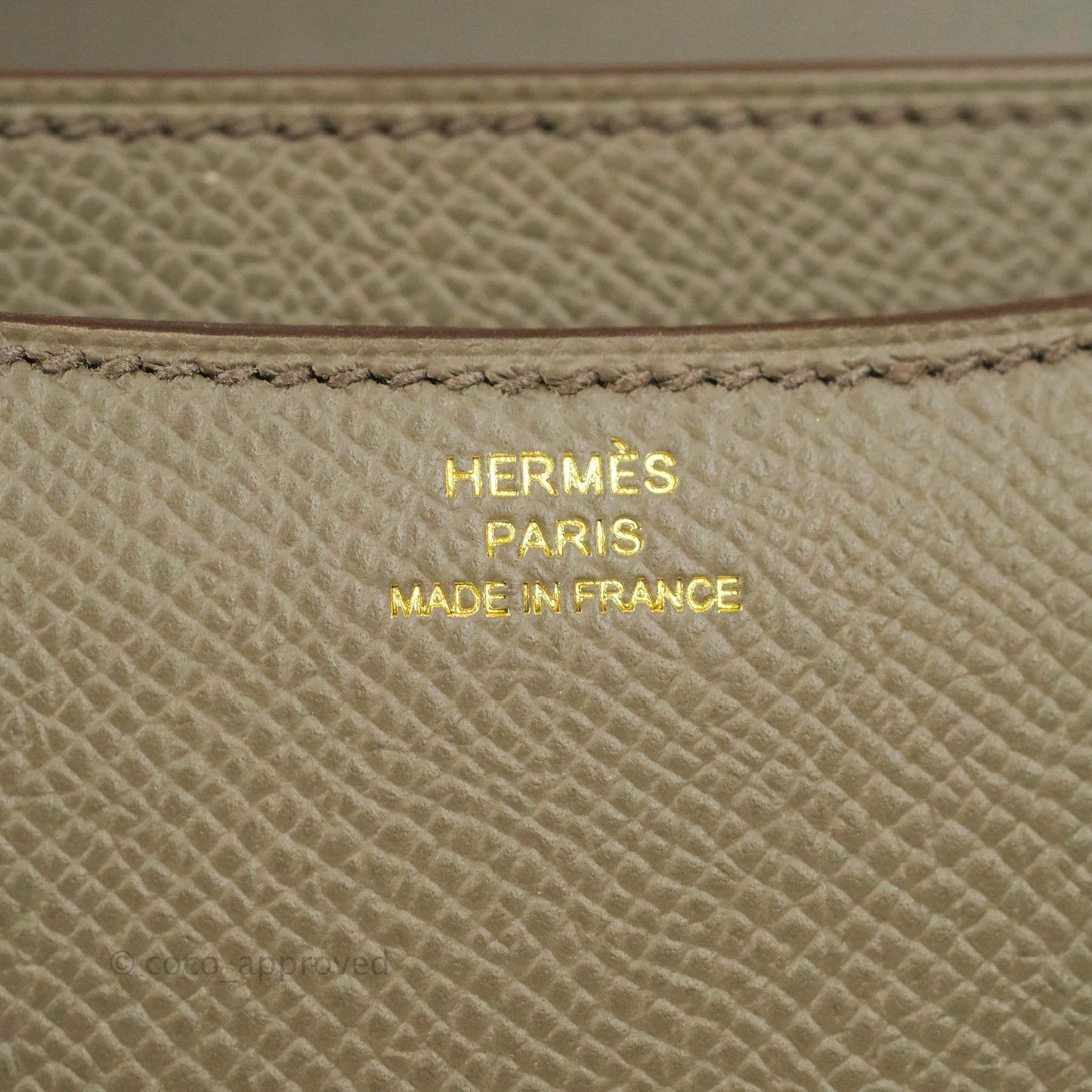 Hermès Constance Mini 18cm Etaine Epsom Gold Hardware