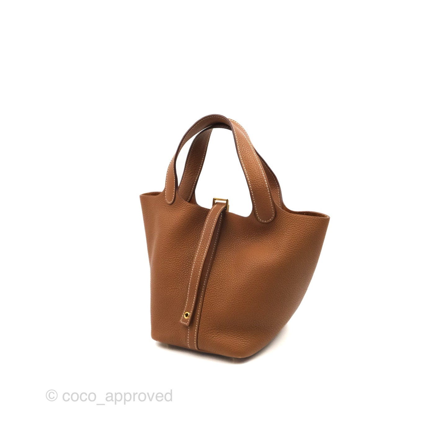 Hermès Picotin Lock 18 PM Gold Clemence Gold Hardware