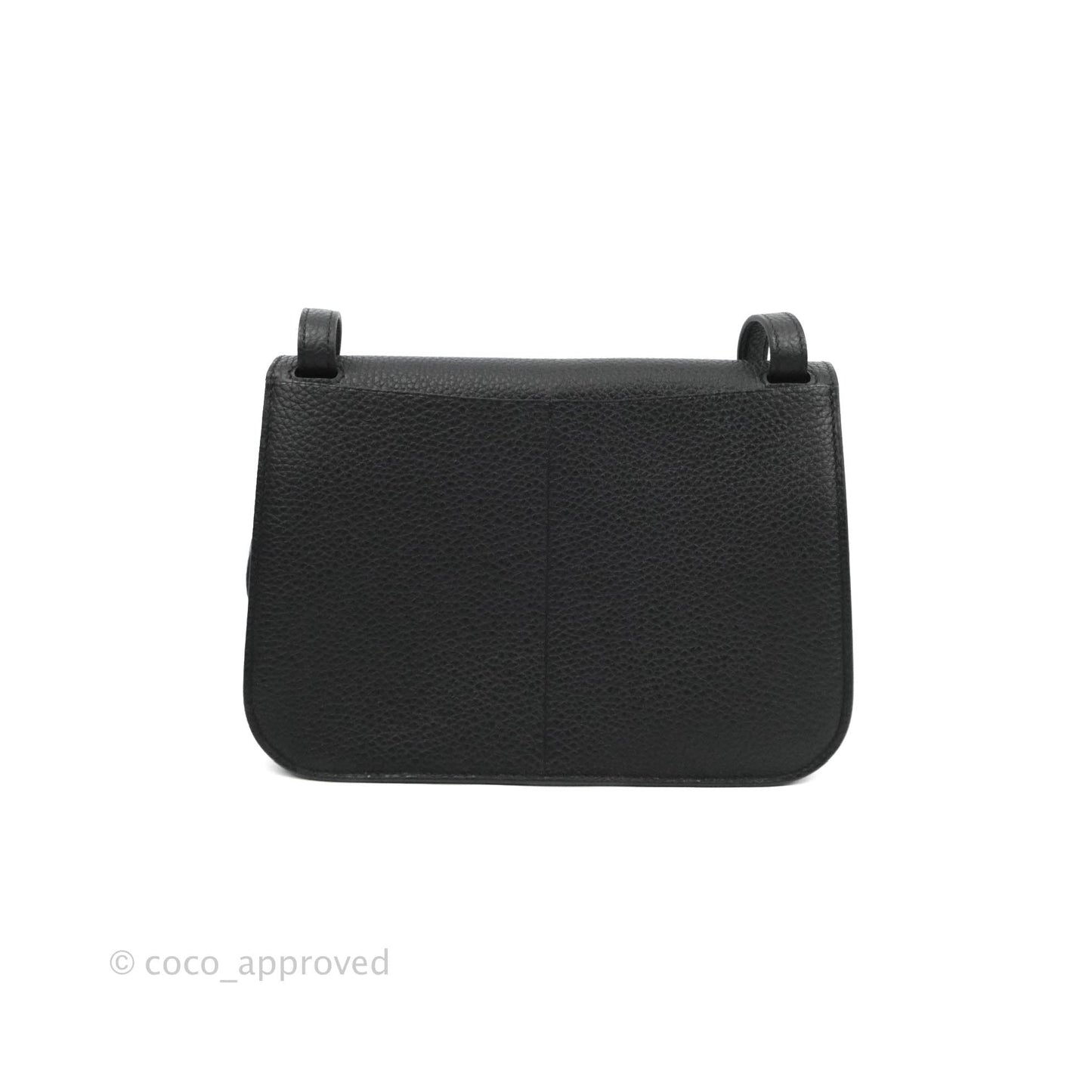 Hermès Halzan 25 Black Gold Hardware With Twilly