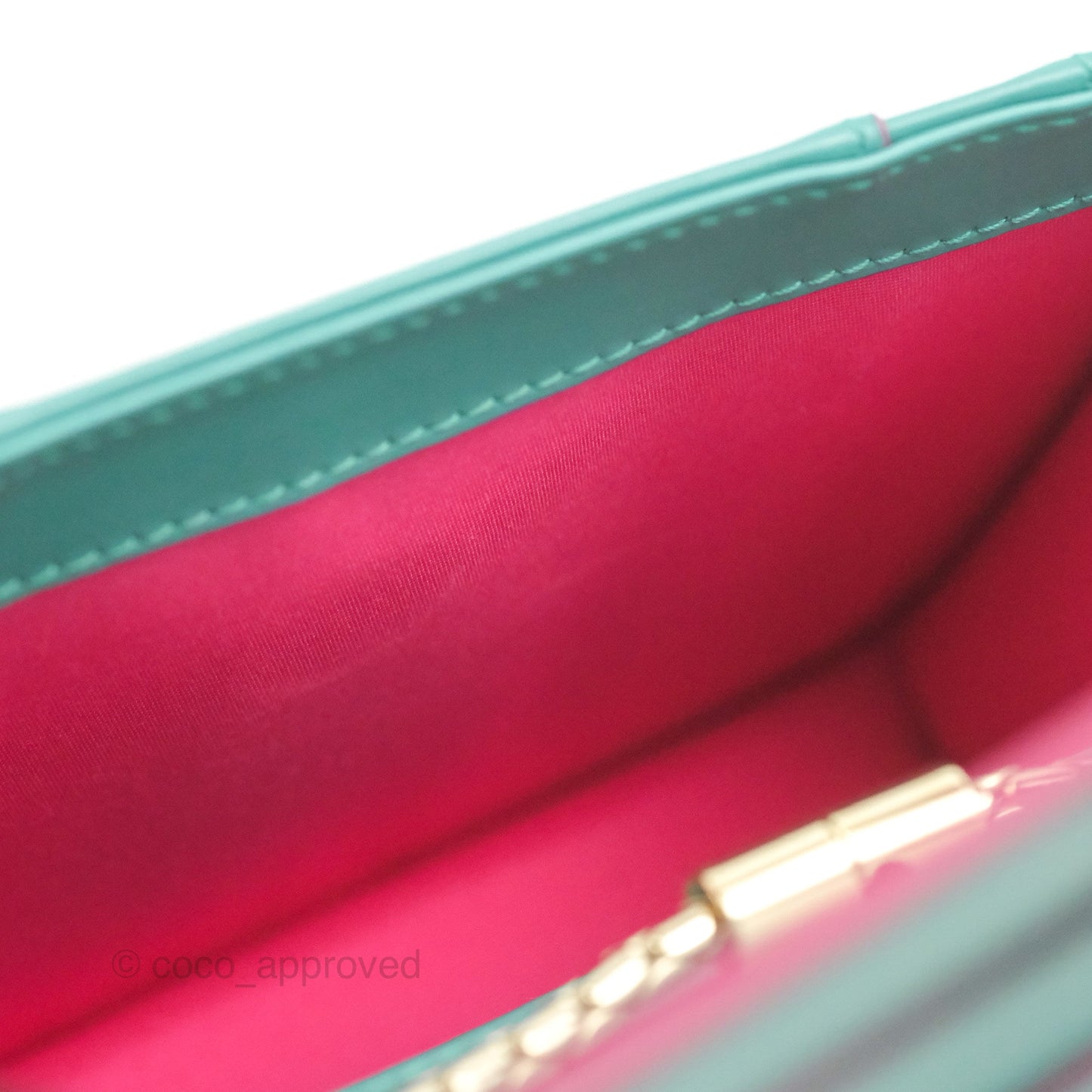 Bvlgari Serpenti Forever Small Crossbody Bag Green Gold Hardware