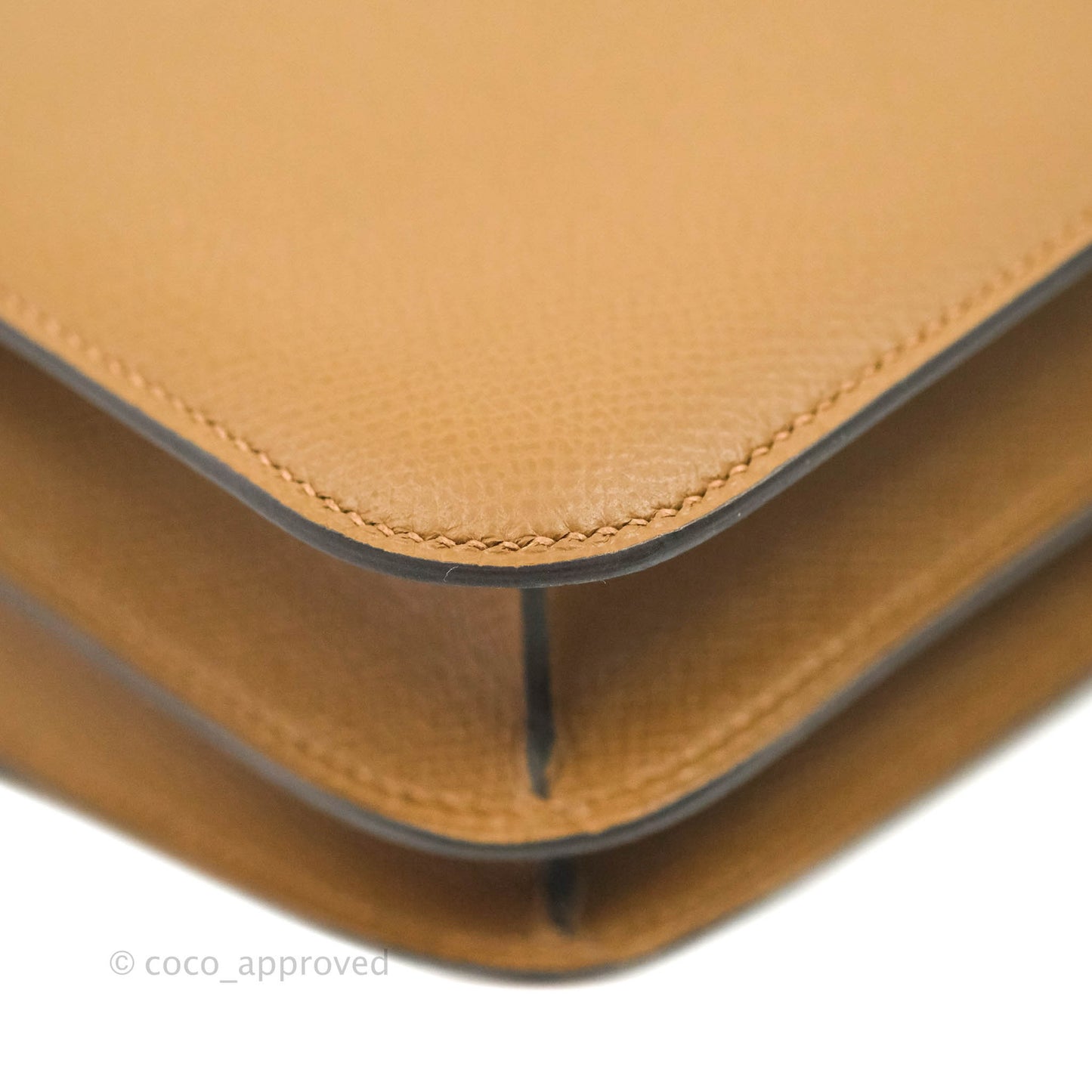 Hermès Constance Mini 18cm Alezan Epsom Gold Hardware