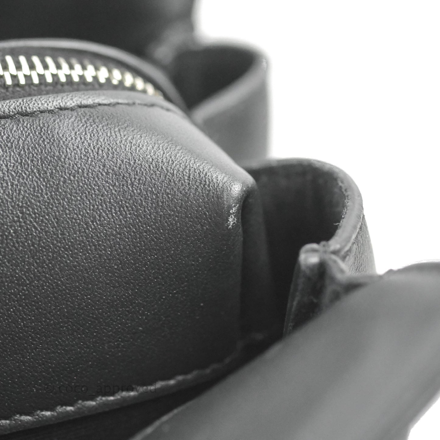 Saint Laurent Larger Jane Bag Black Silver Hardware