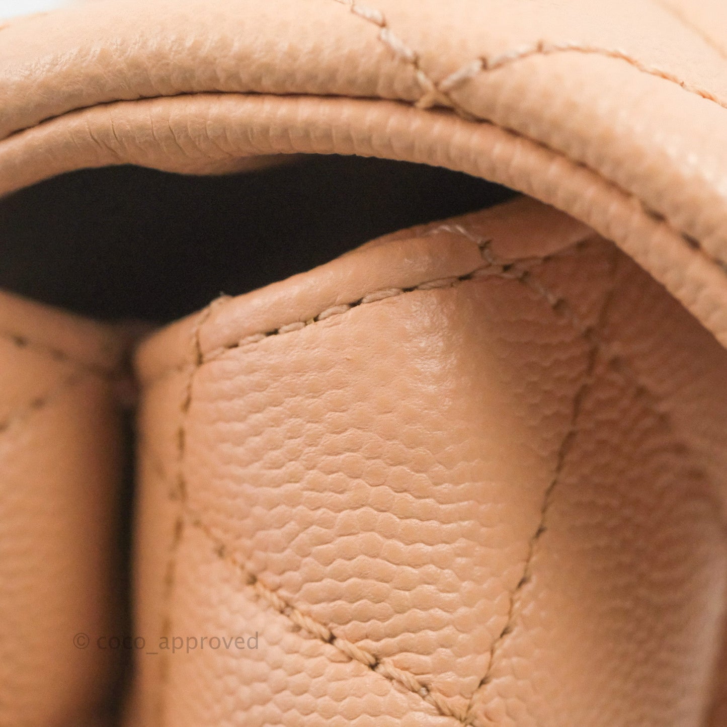 Chanel Mini Coco Handle Quilted Light Pink Caviar Gold Hardware