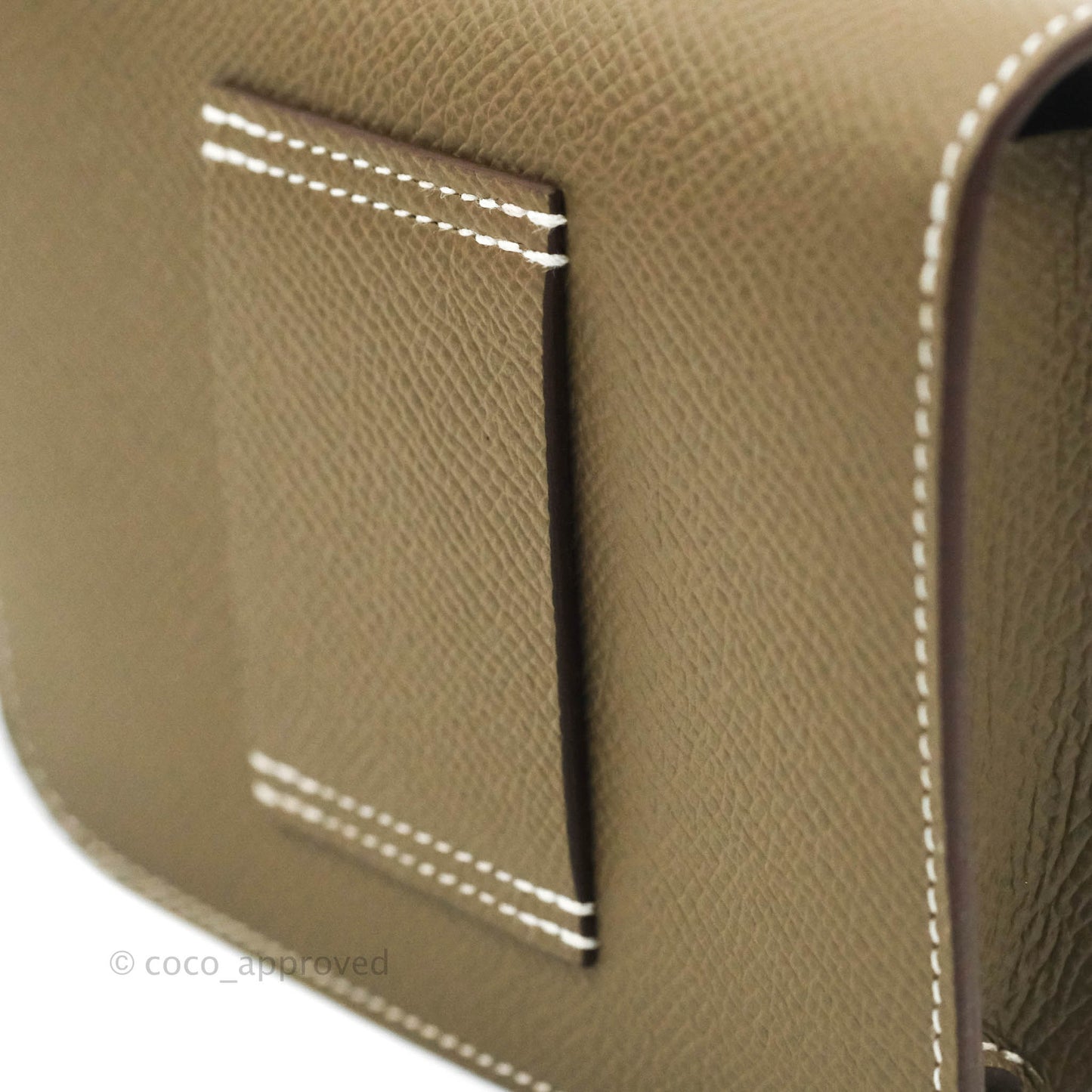 Hermès Constance Slim Wallet Etoupe Epsom Palladium Hardware