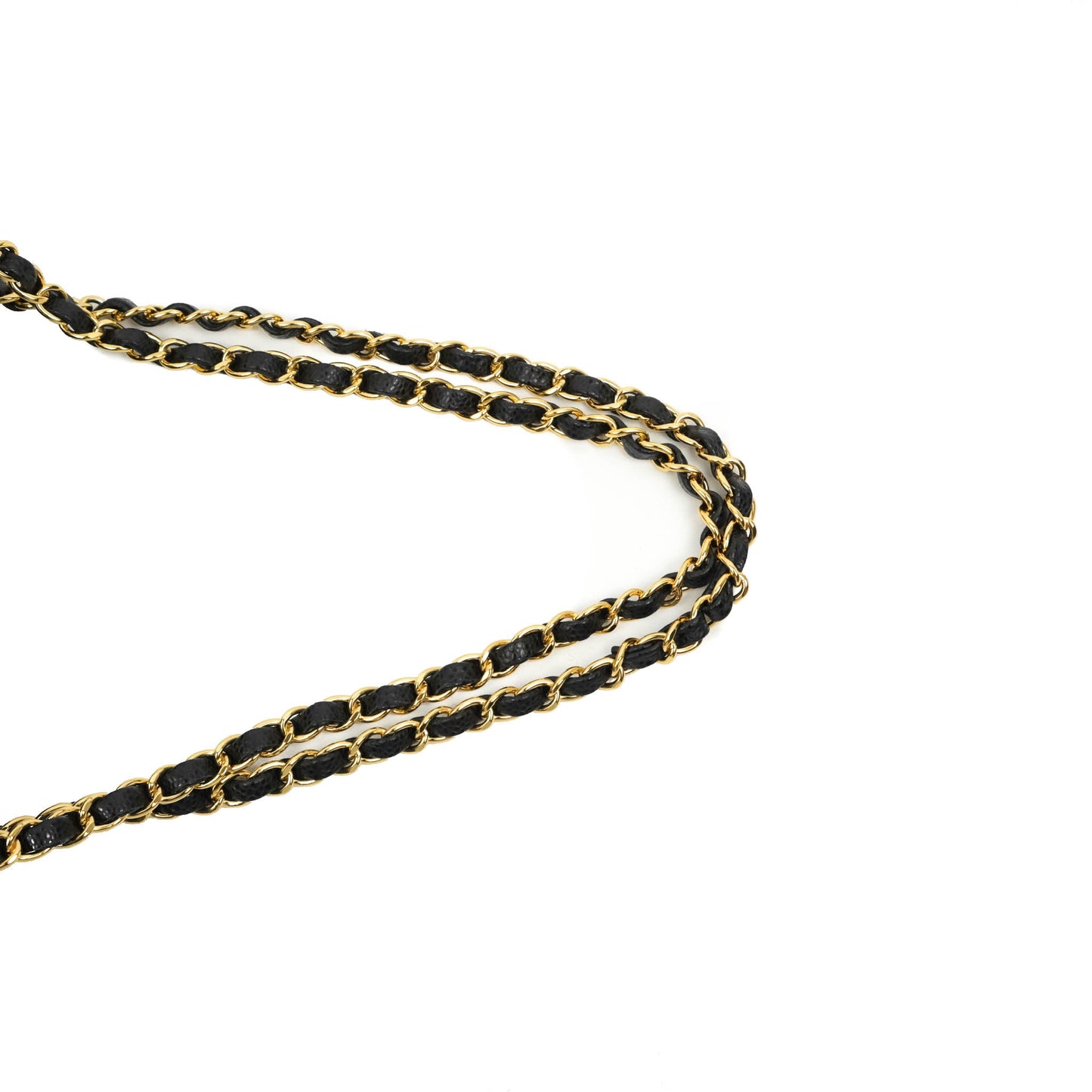 Chanel Classic M/L Medium Flap Quilted Black Caviar Gold Hardware