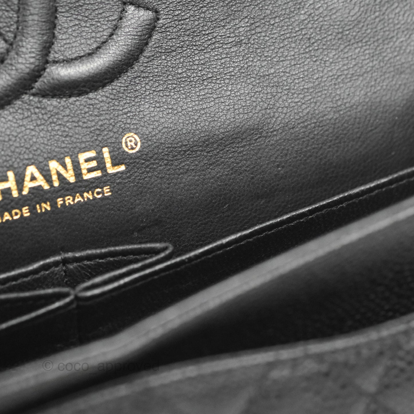Chanel Small Classic Quilted Flap Black Caviar Gold Hardware