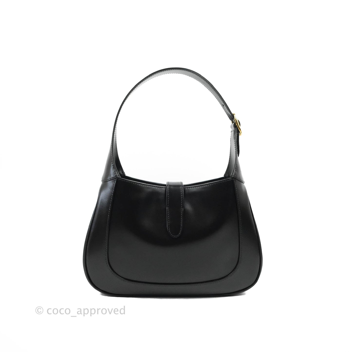 Gucci Jackie 1961 Black Small Shoulder Bag Gold Hardware