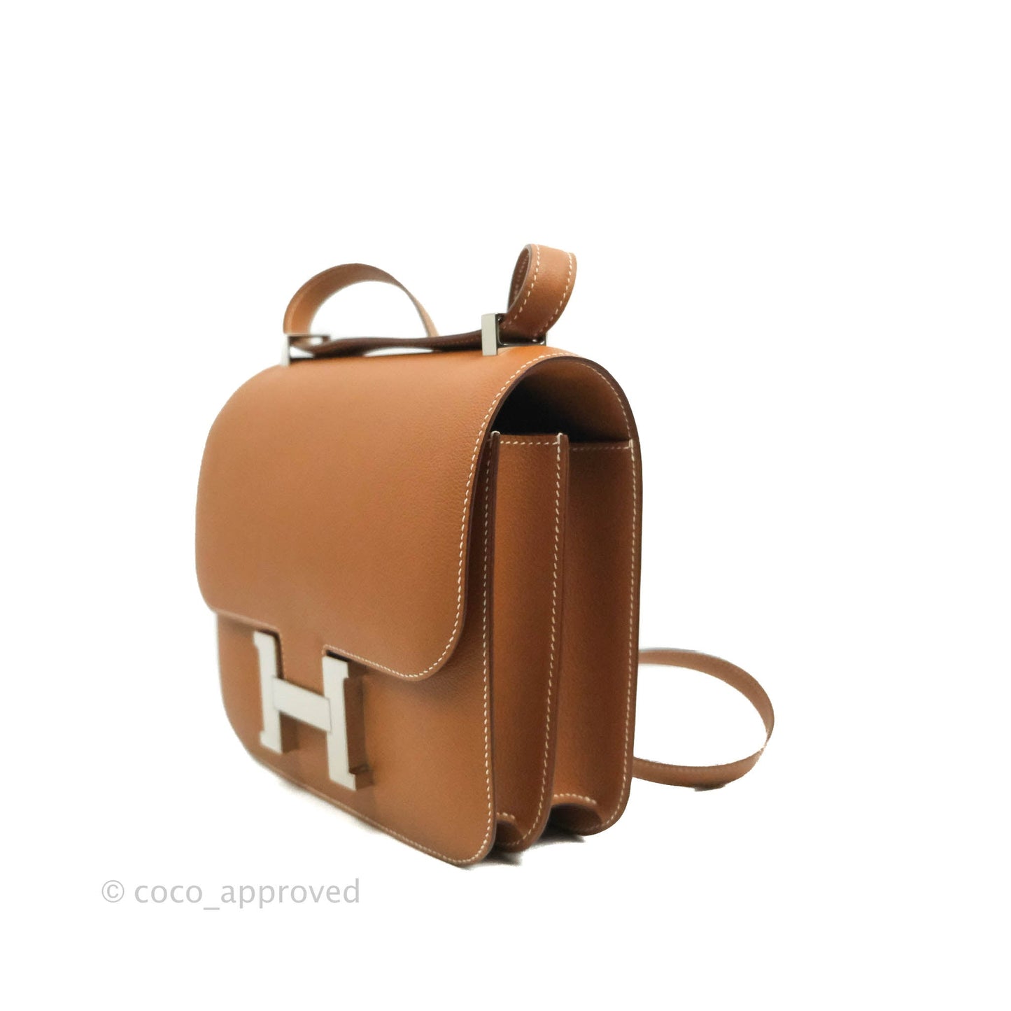 Hermès Constance 24 Gold Evercolor Palladium Hardware