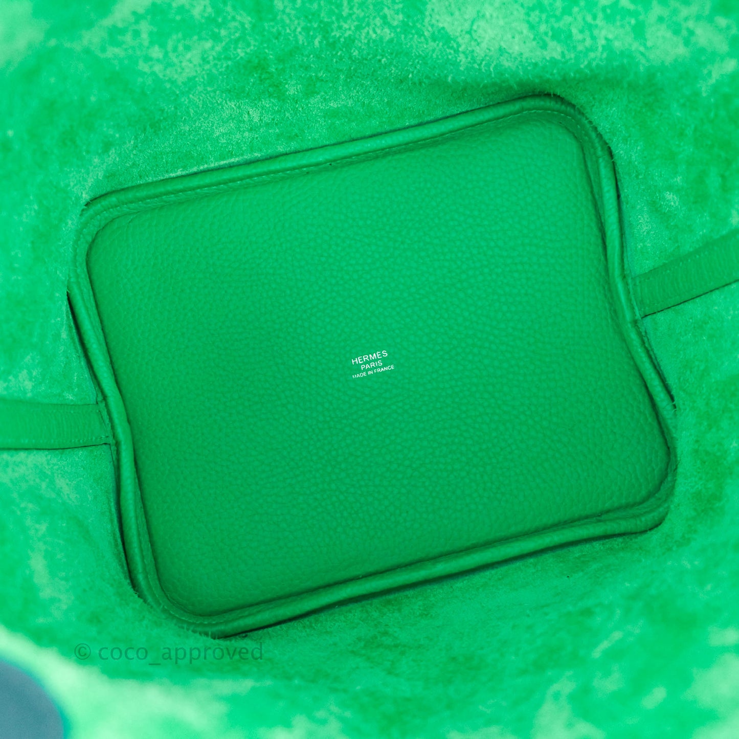 Hermès Picotin 22 Clemence Menthe/Vert Bosphore Palladium Hardware