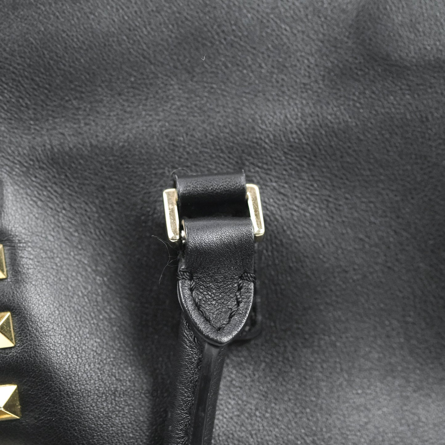 Valentino Garavani Small Rockstud Bag Black Calfskin