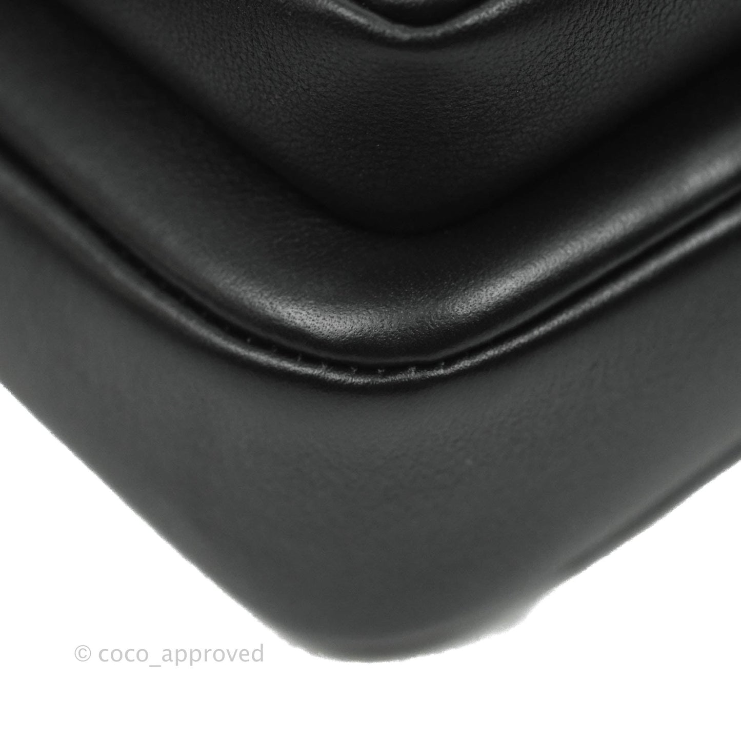 Chanel Quilted Small Camera Case Black Calfskin