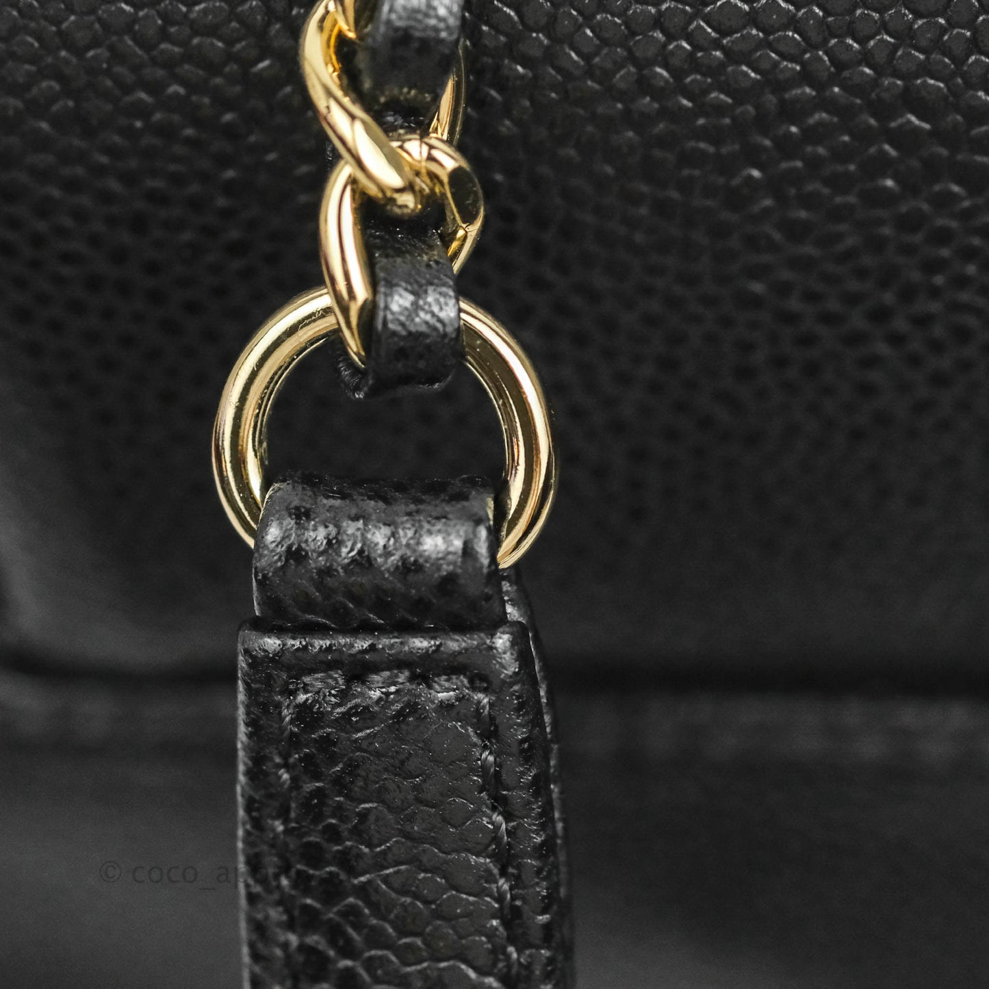 Chanel Quilted Business Affinity Backpack Black Caviar Light Gold Hardware