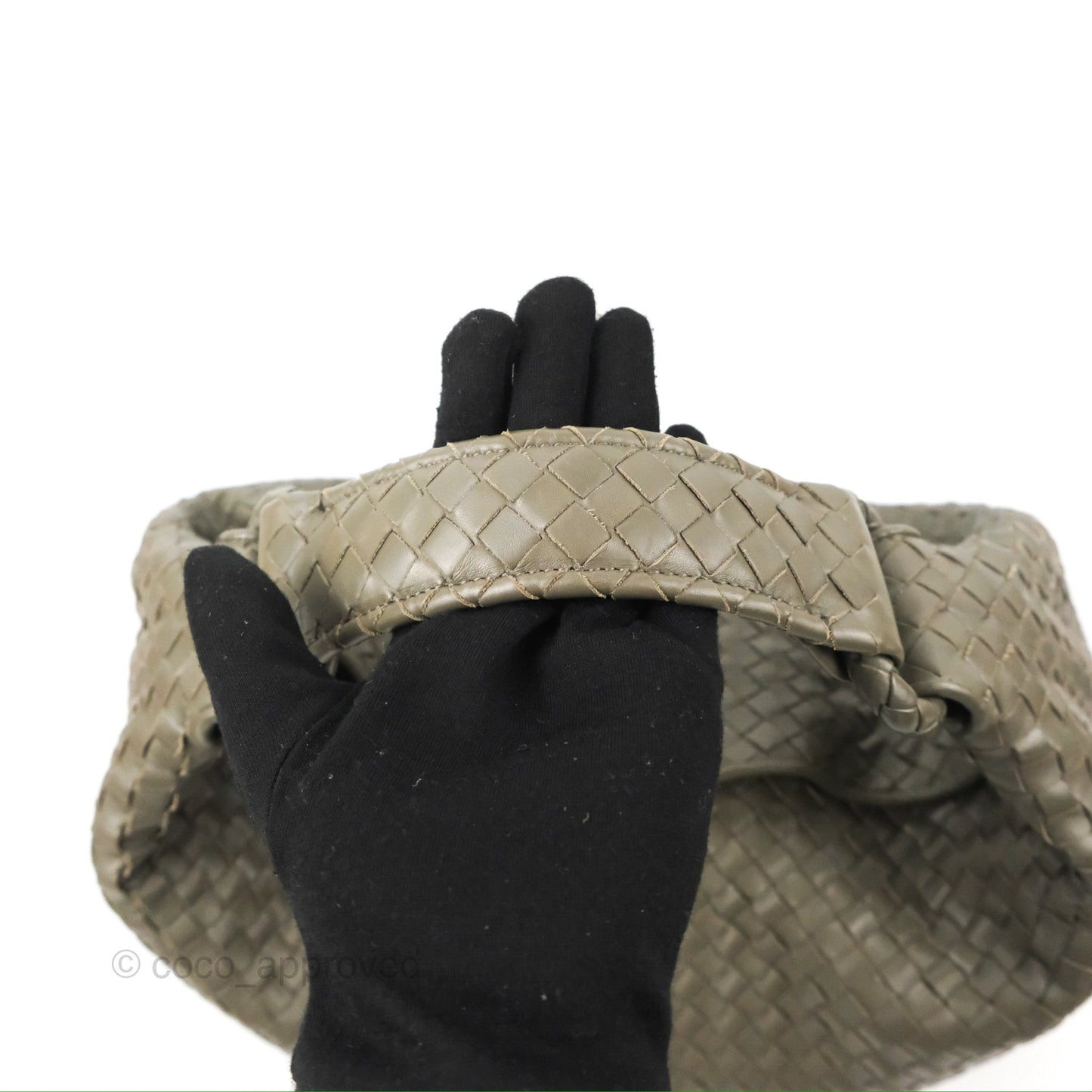 Bottega Veneta Medium Sloane Hobo Intrecciato Nappa Dark Olive Green