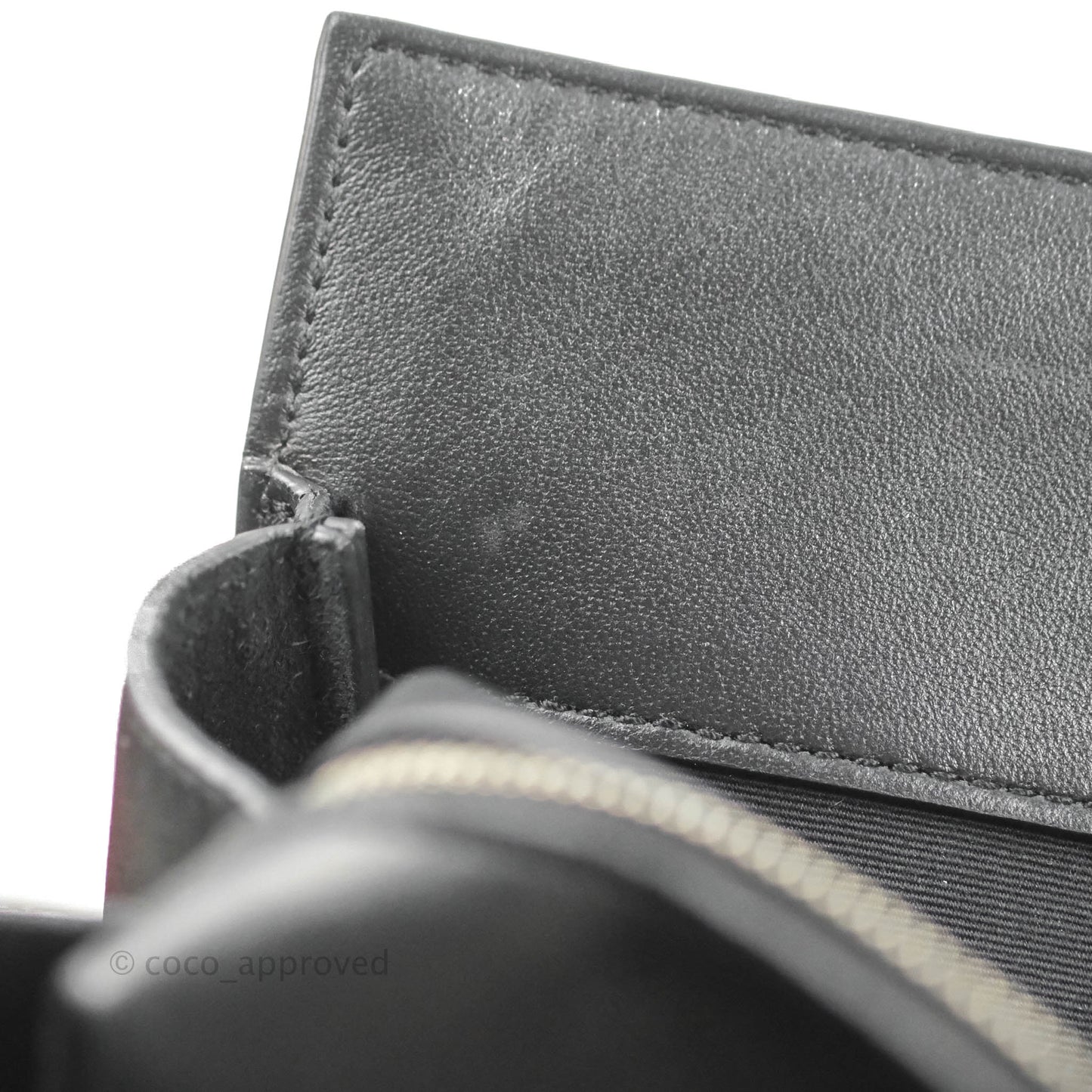 Saint Laurent Larger Jane Bag Black Silver Hardware