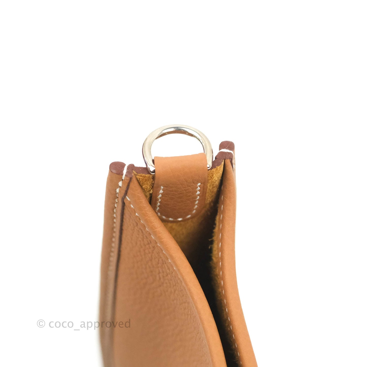 Hermès Mini Evelyne 16 Gold Clemence Palladium Hardware