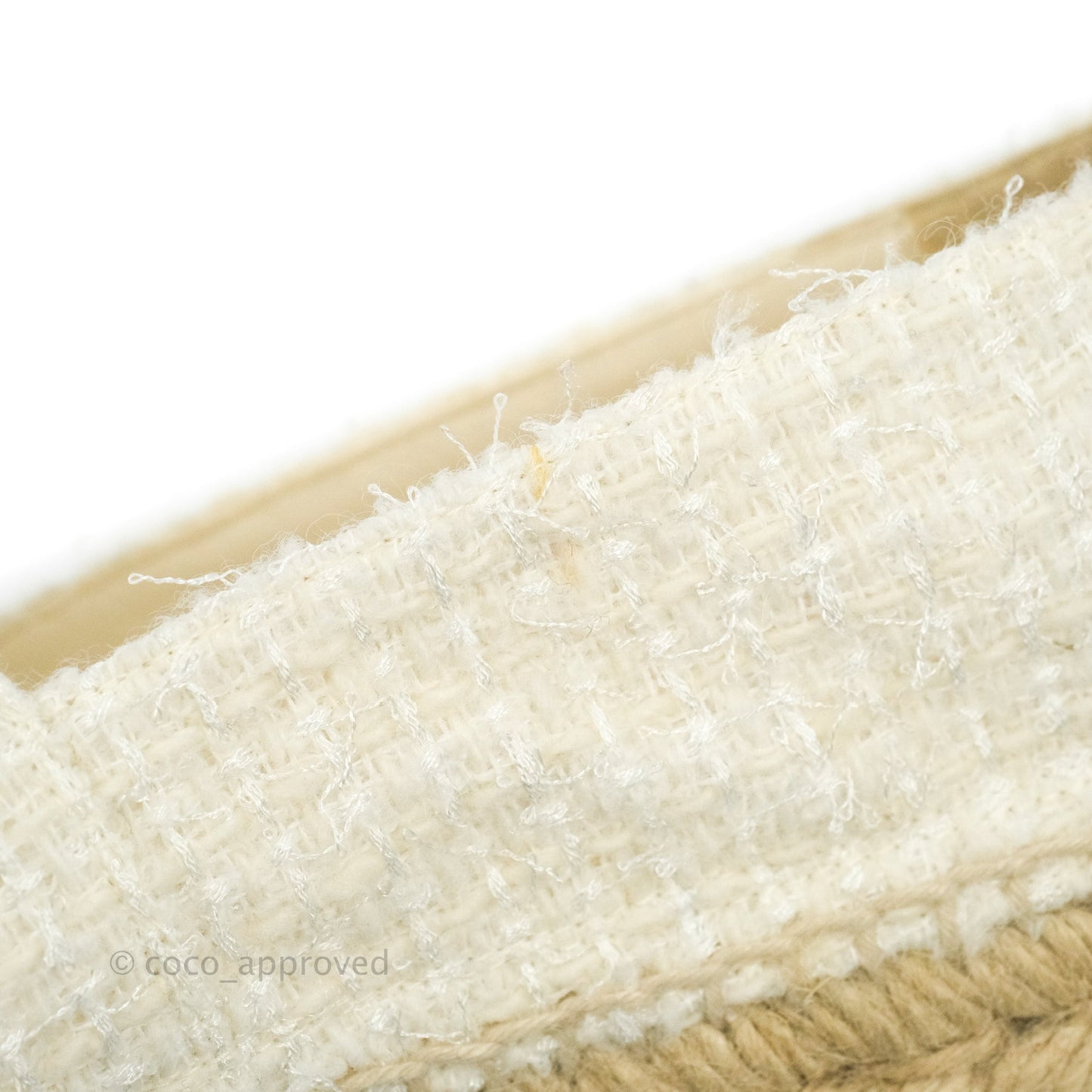 Chanel Espadrilles Tweed Black Beige 40