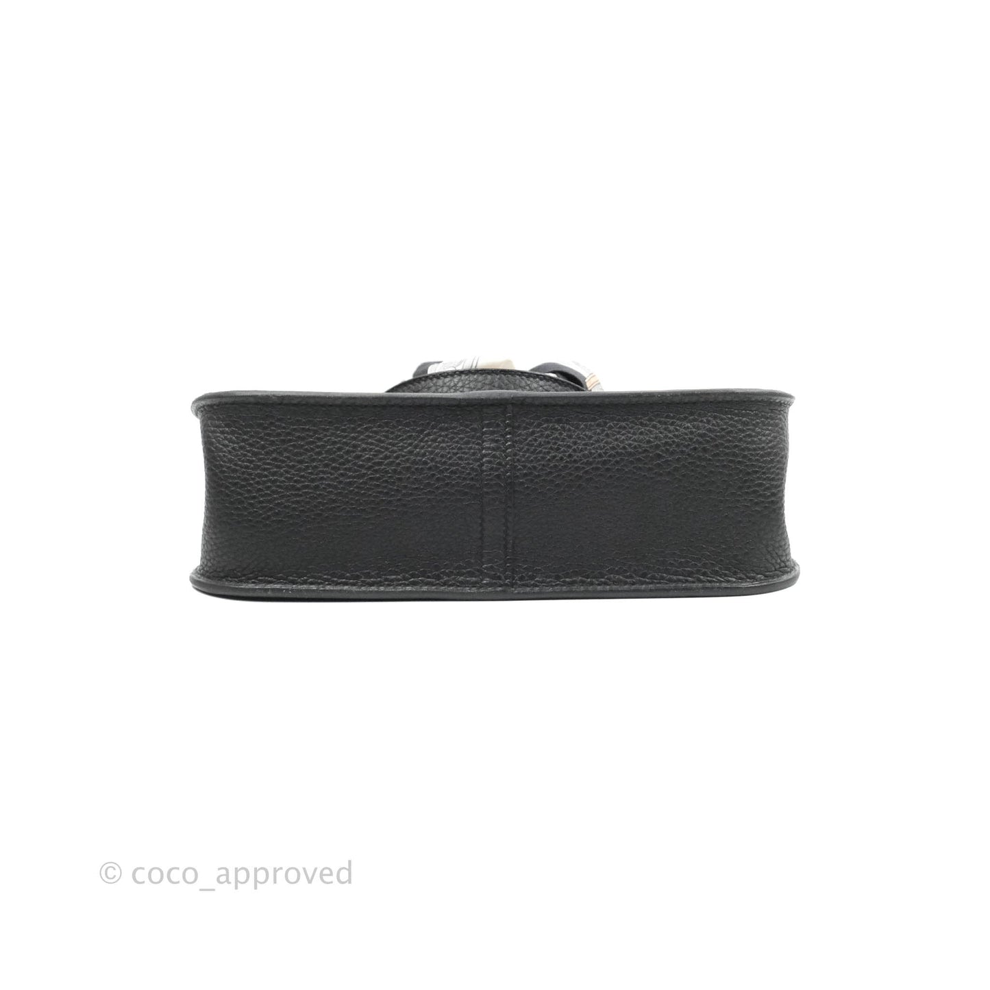 Hermès Halzan 25 Black Gold Hardware With Twilly