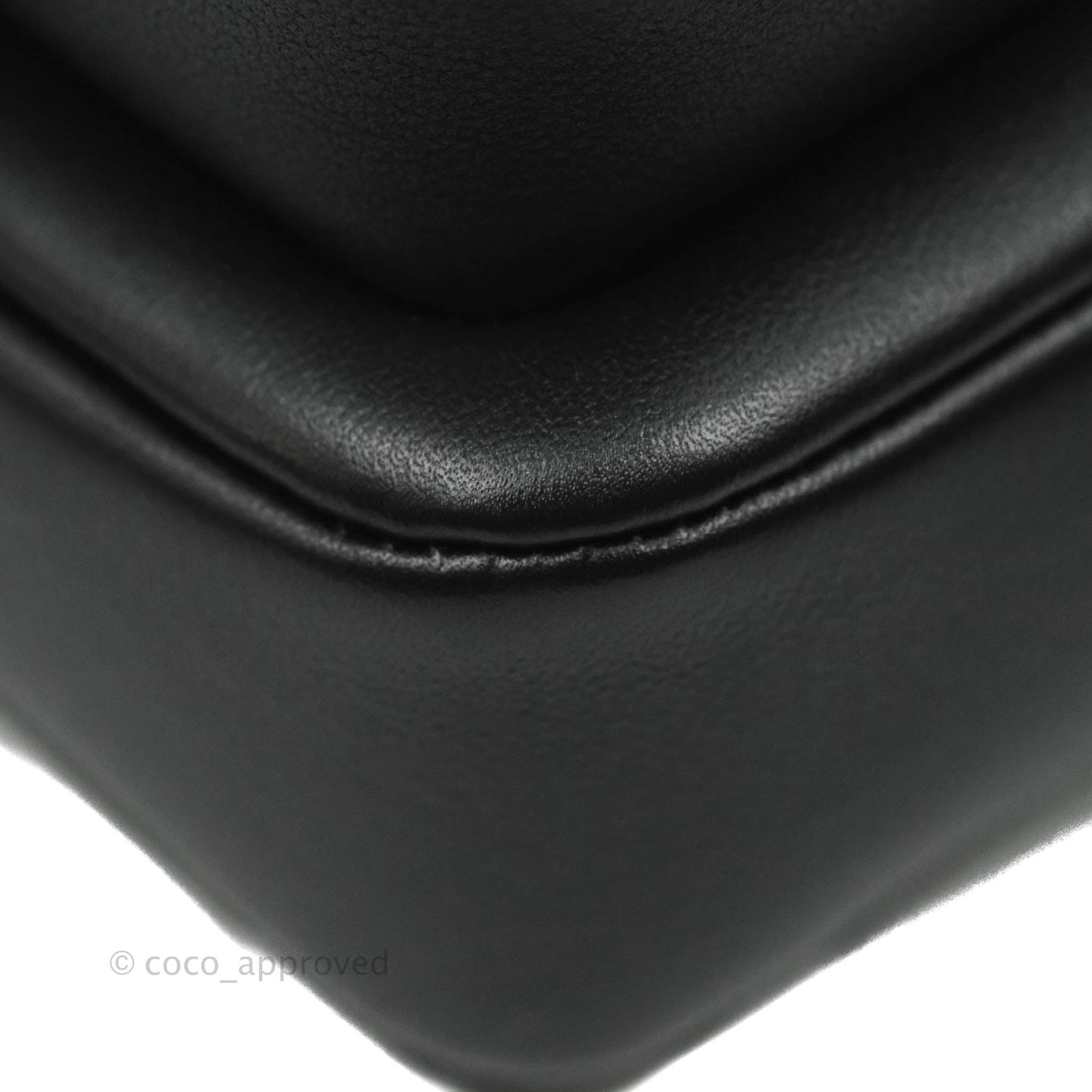 Chanel Quilted Small Camera Case Black Calfskin