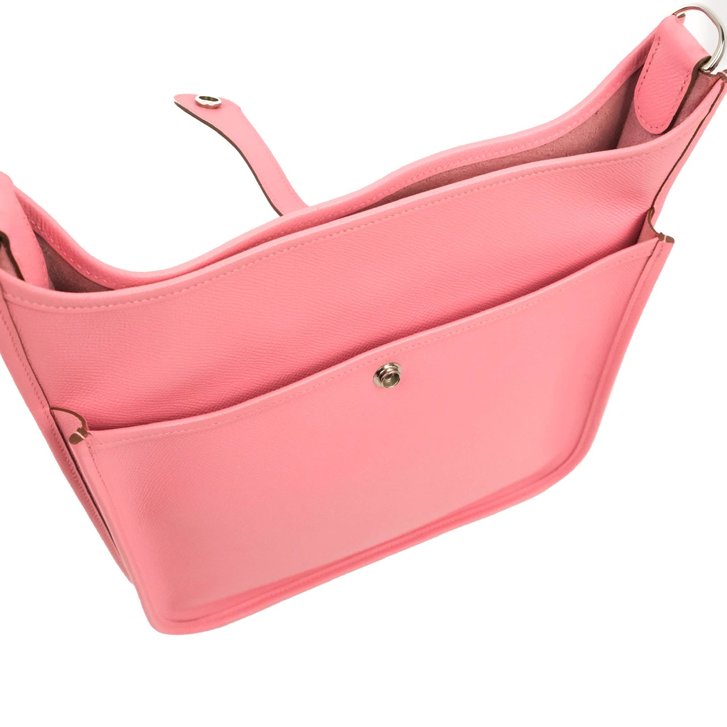 Hermes Evelyne Poche III 29 Veau Epsom 10 Rose Confetti Palladium Hardware